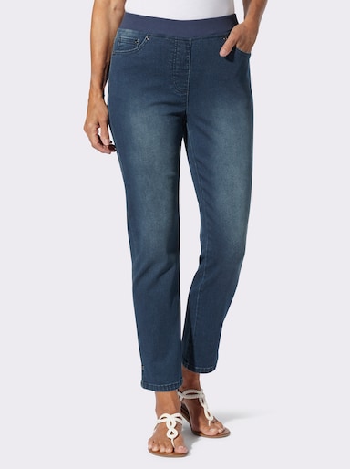 7/8-Jeans - blue-stone-washed