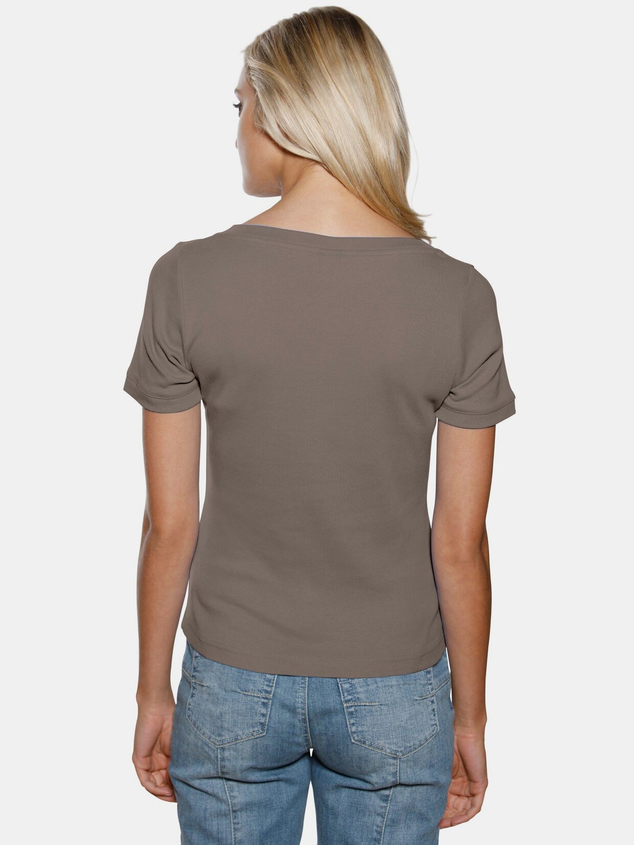 Linea Tesini Carré-Shirt - taupe