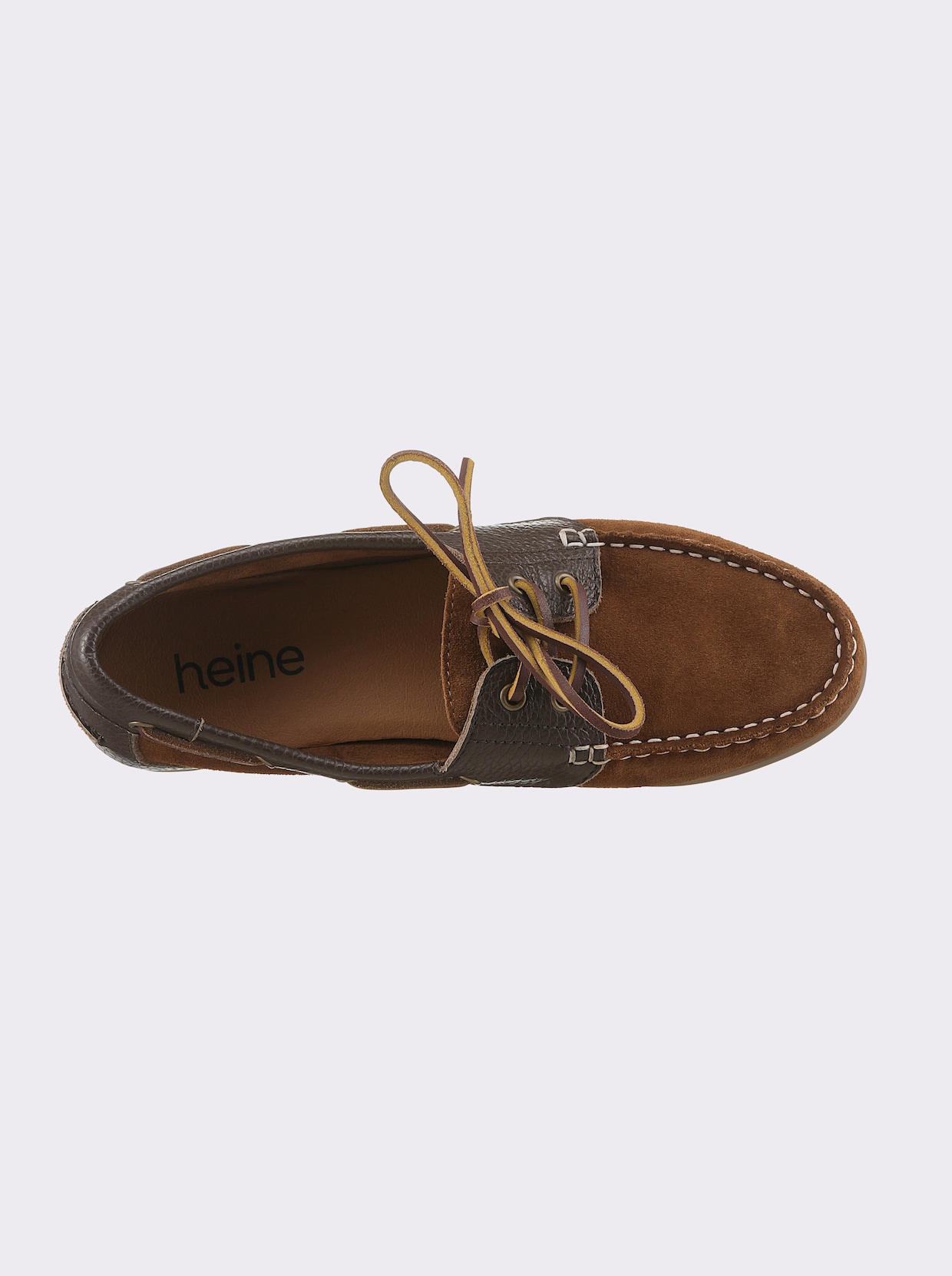 heine instapper - cognac/donkerbruin