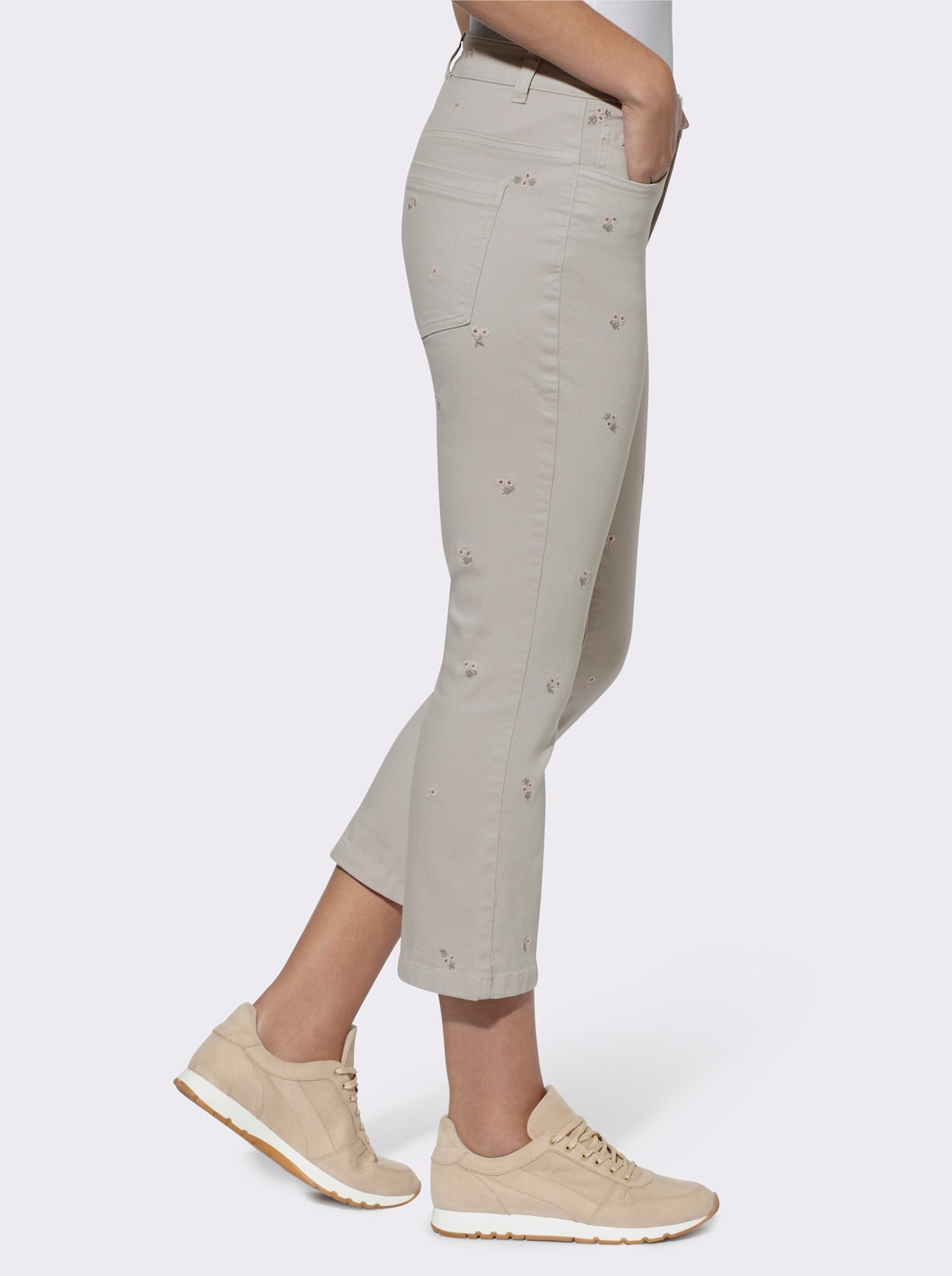 heine Jean 7/8 - gris clair