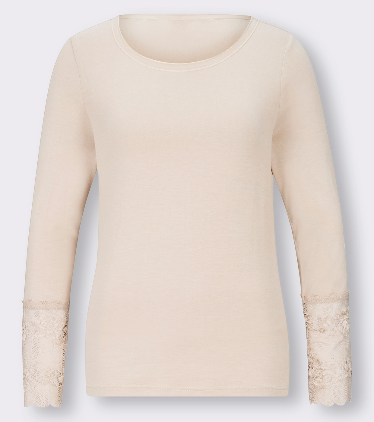 heine Shirt met lange mouwen - champagne