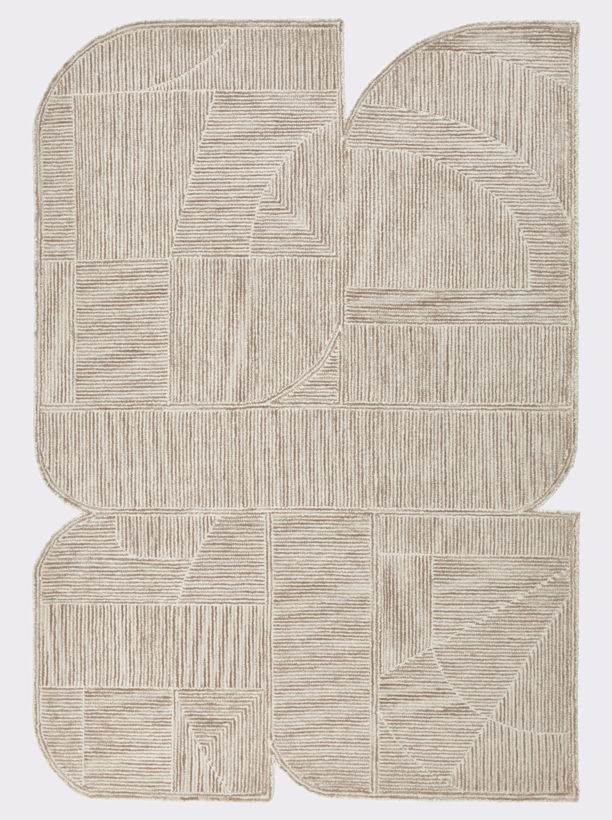 heine home Tapijt - taupe/ecru