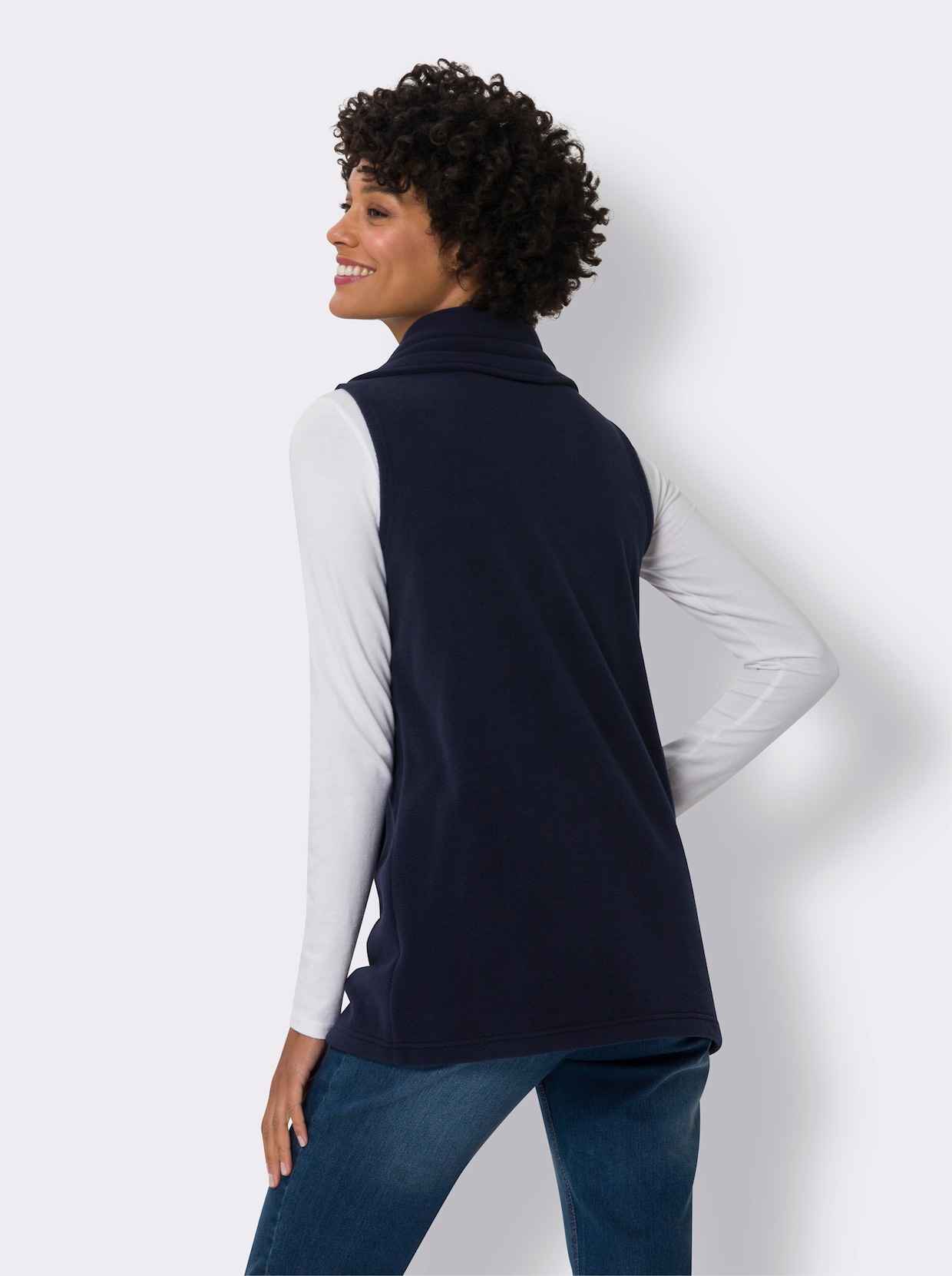 Fleecegilet - marine