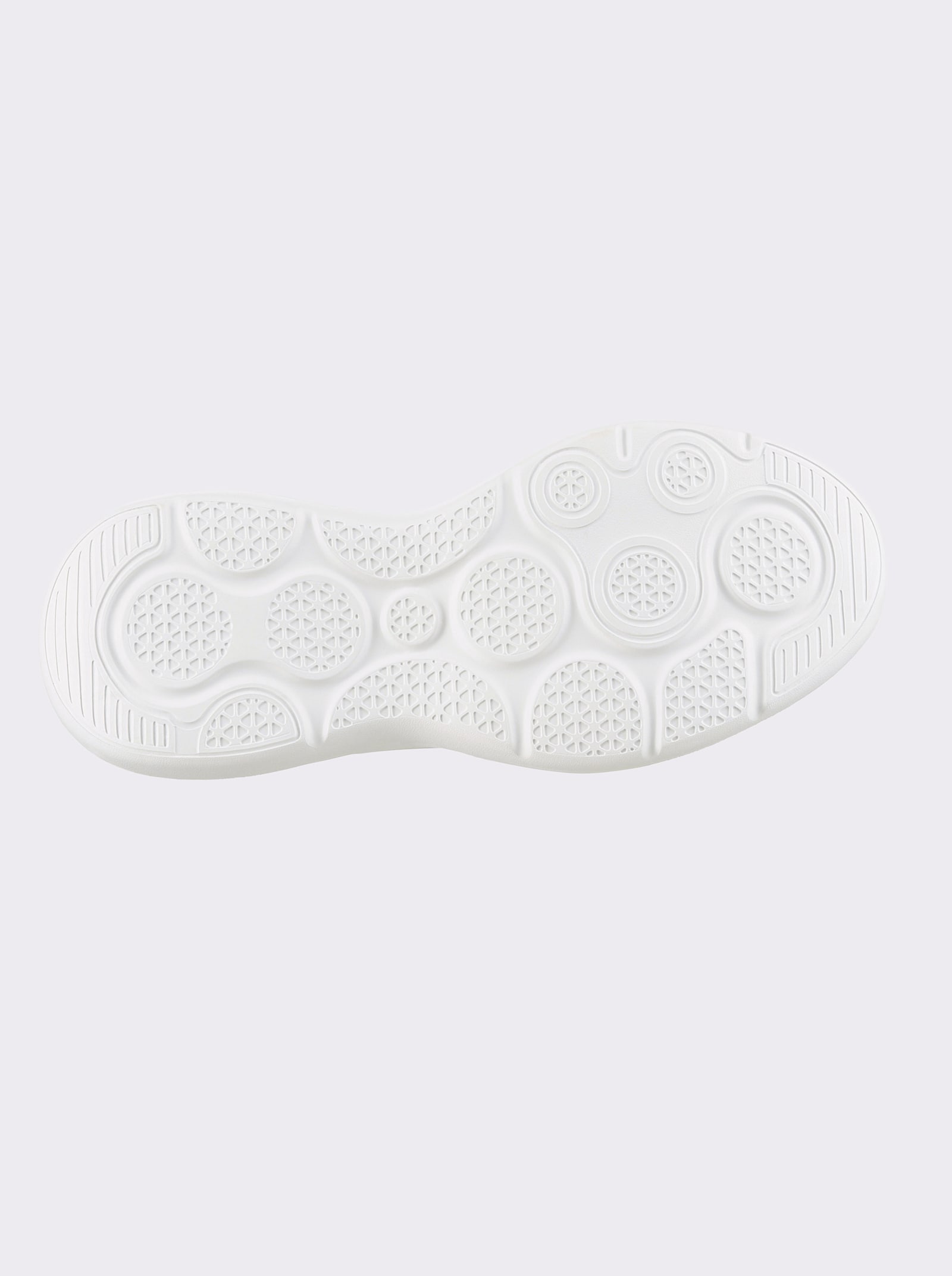 heine Sneaker aus Textilstrick - weiss