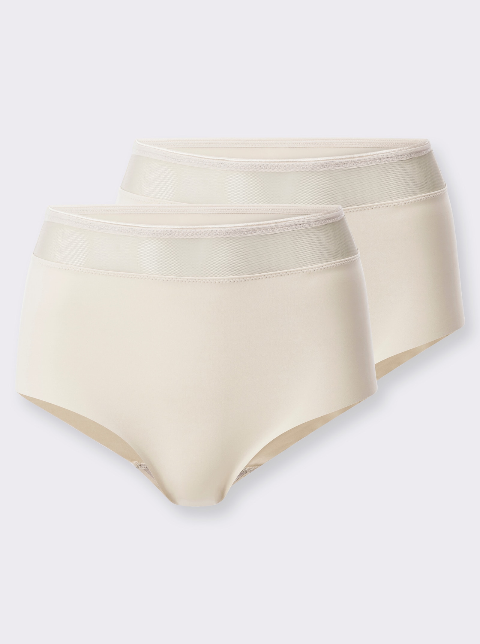 wäschepur Nohavičky-zv.pás vsádka-sieť - slonovinová