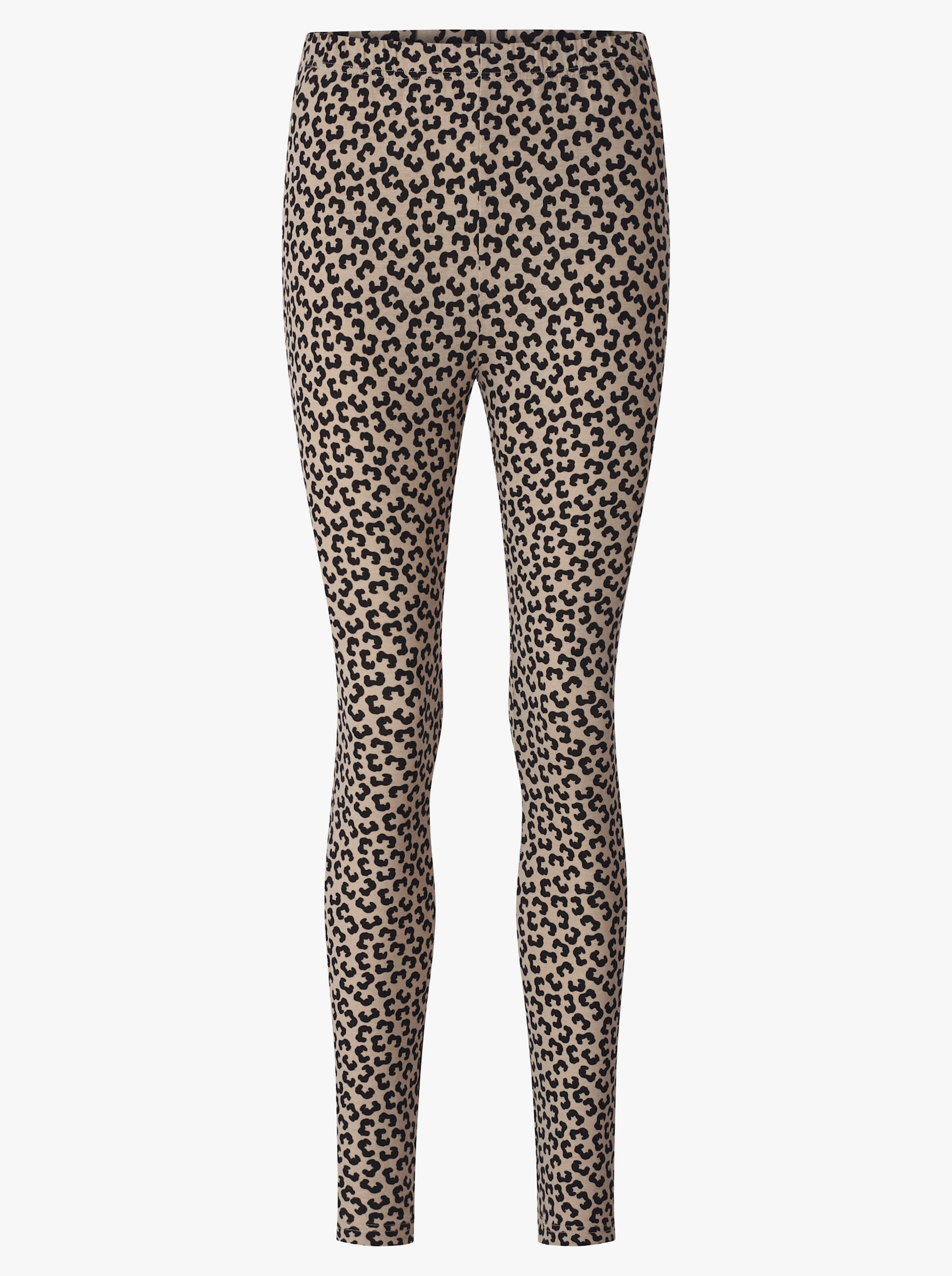 Leggings in verschiedenen Animal-Dessins - beige-schwarz-bedruckt