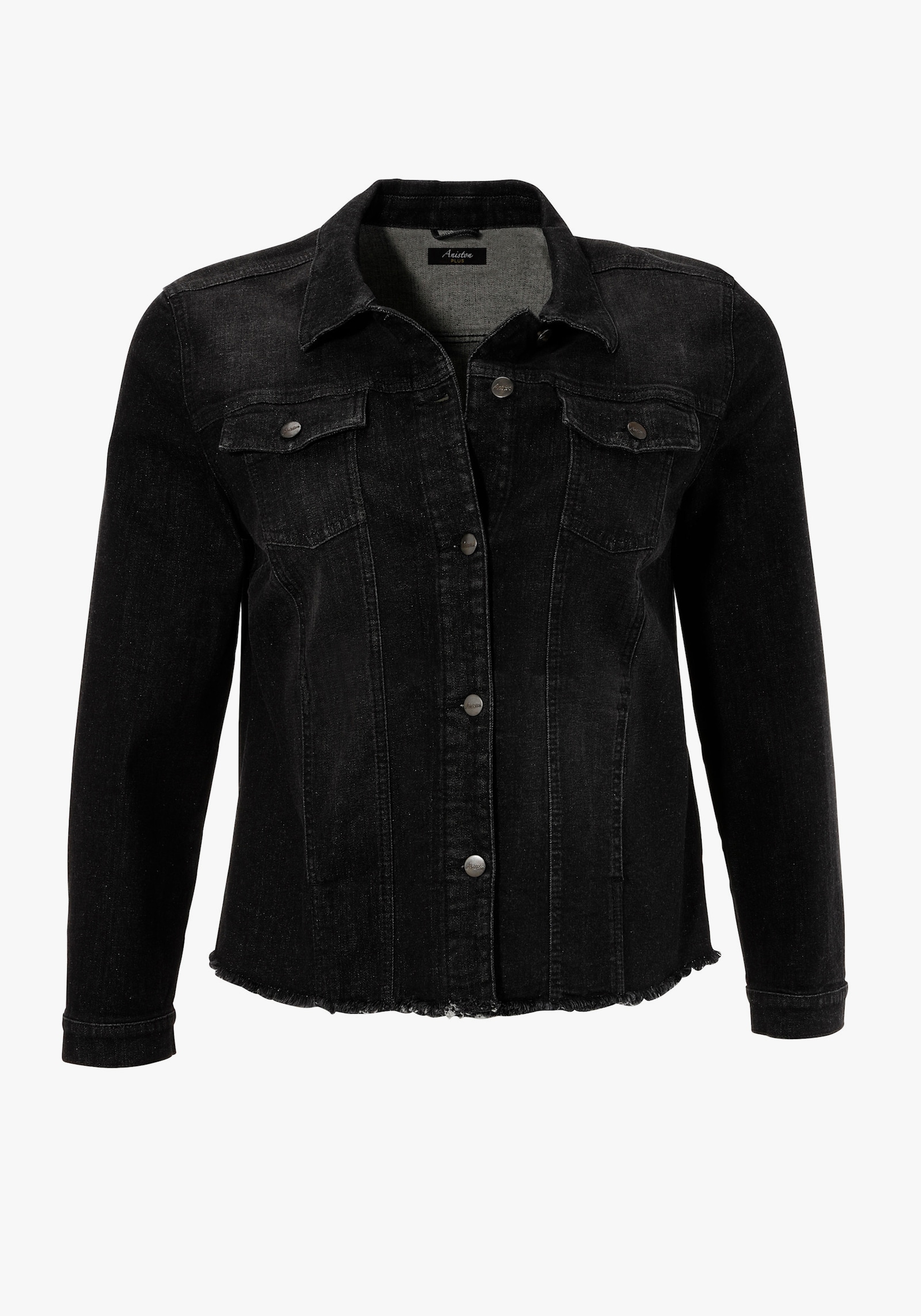Aniston PLUS Jeansjacke - black