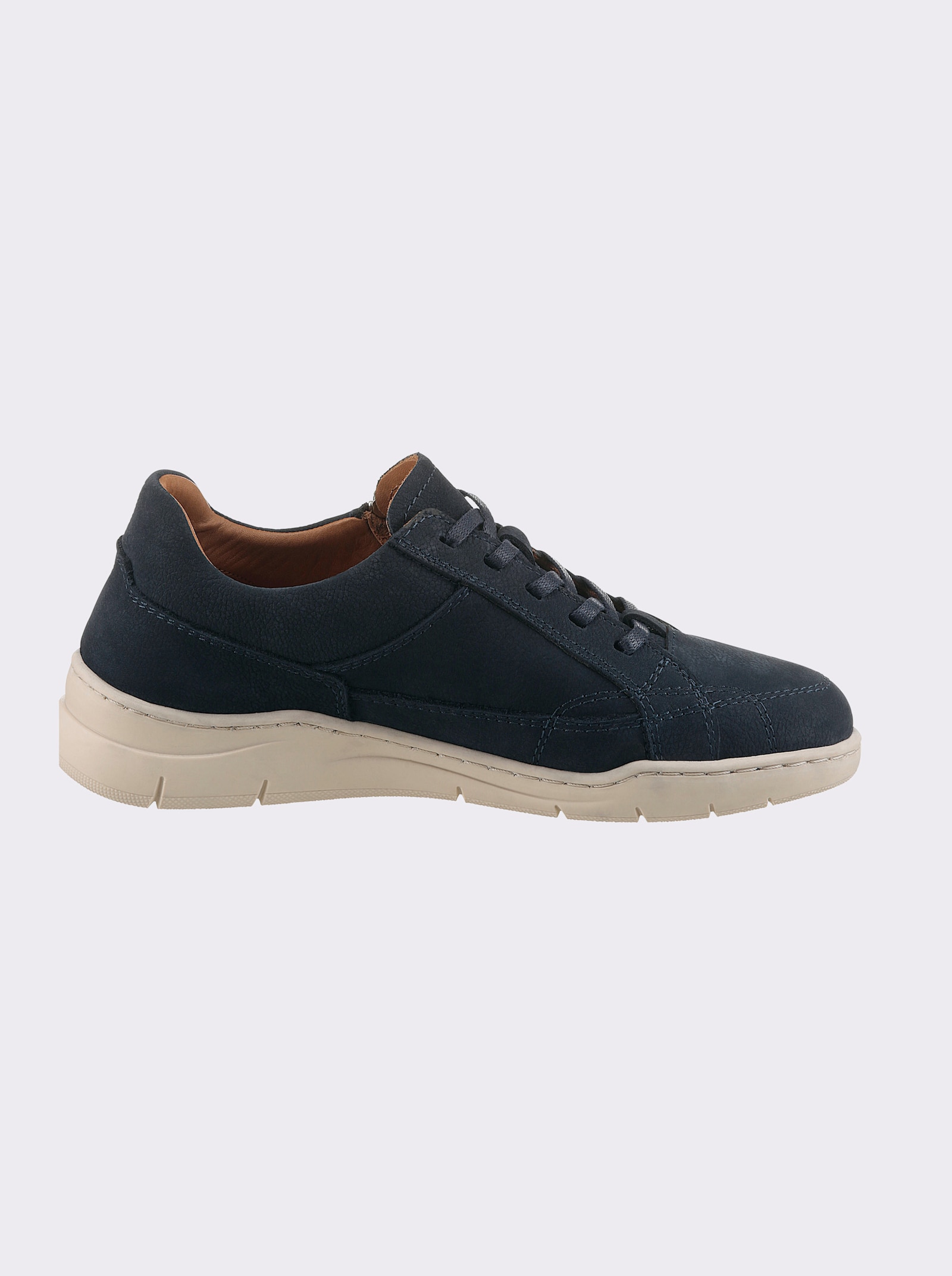 Gemini Sneaker van nubuckleer - marine