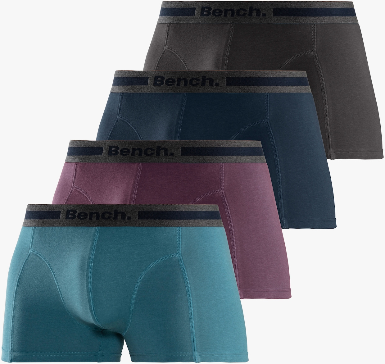 Bench. Boxer - blau, bordeaux, anthrazit, petrol