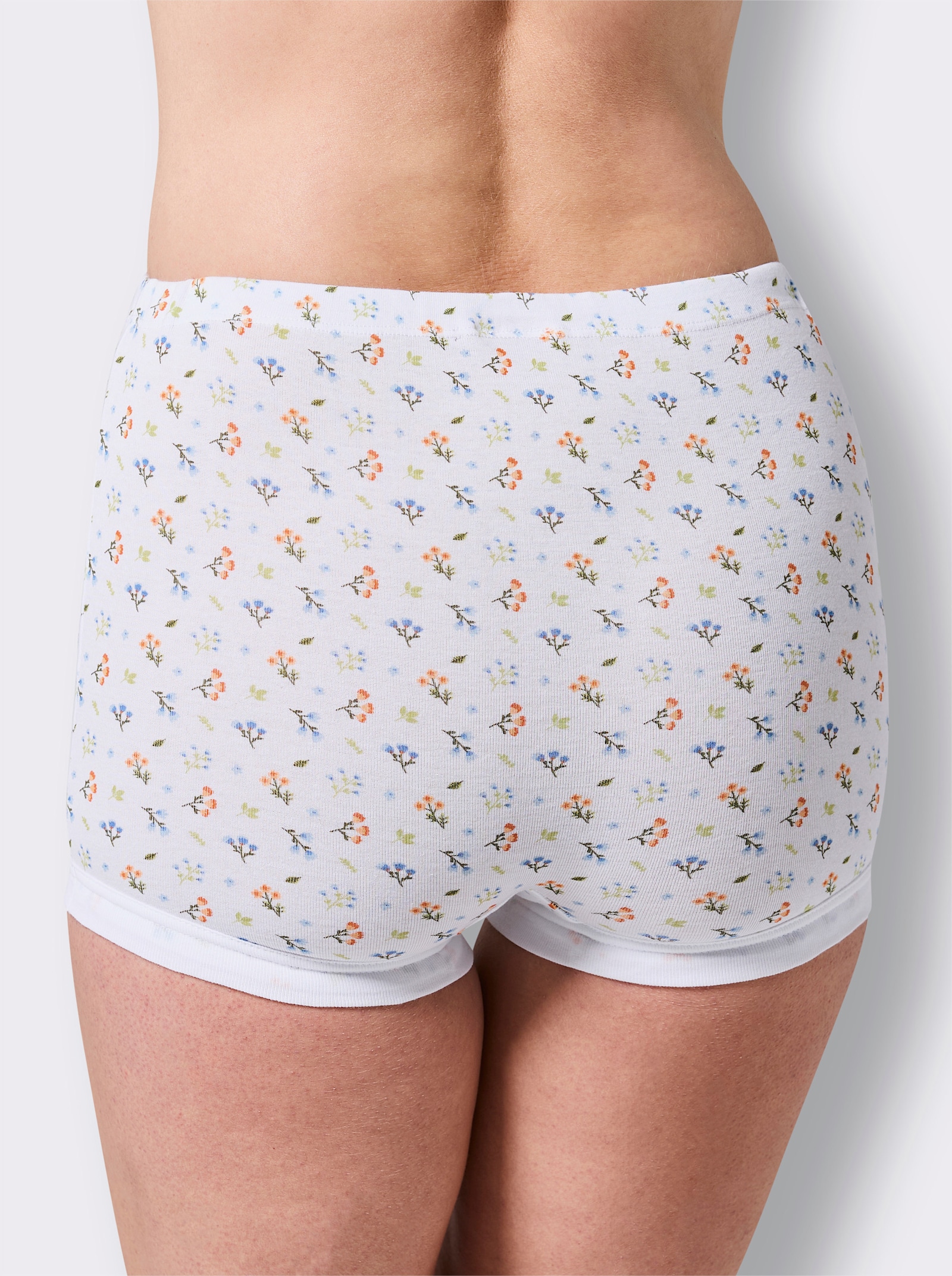 wäschepur Taillenslip - weiß-bedruckt