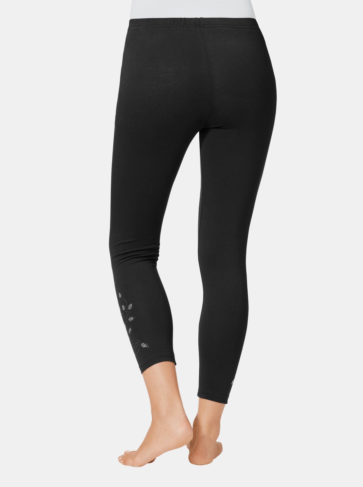 feel good Legging - zwart + prune