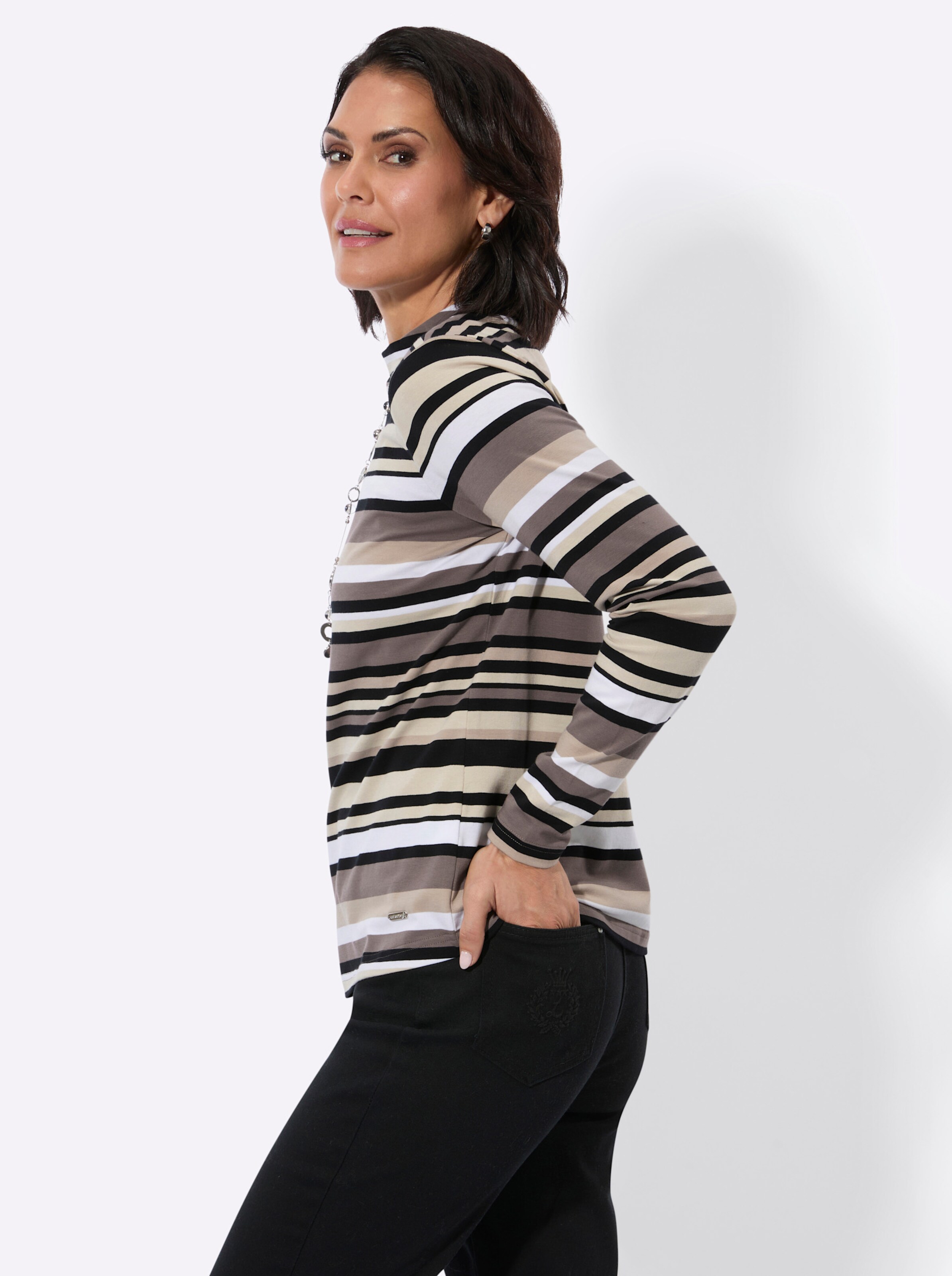 Thumbnail - Stehkragenshirt