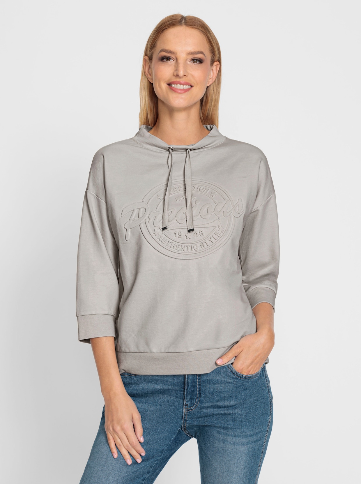 heine Sweatshirt - lichtgrijs