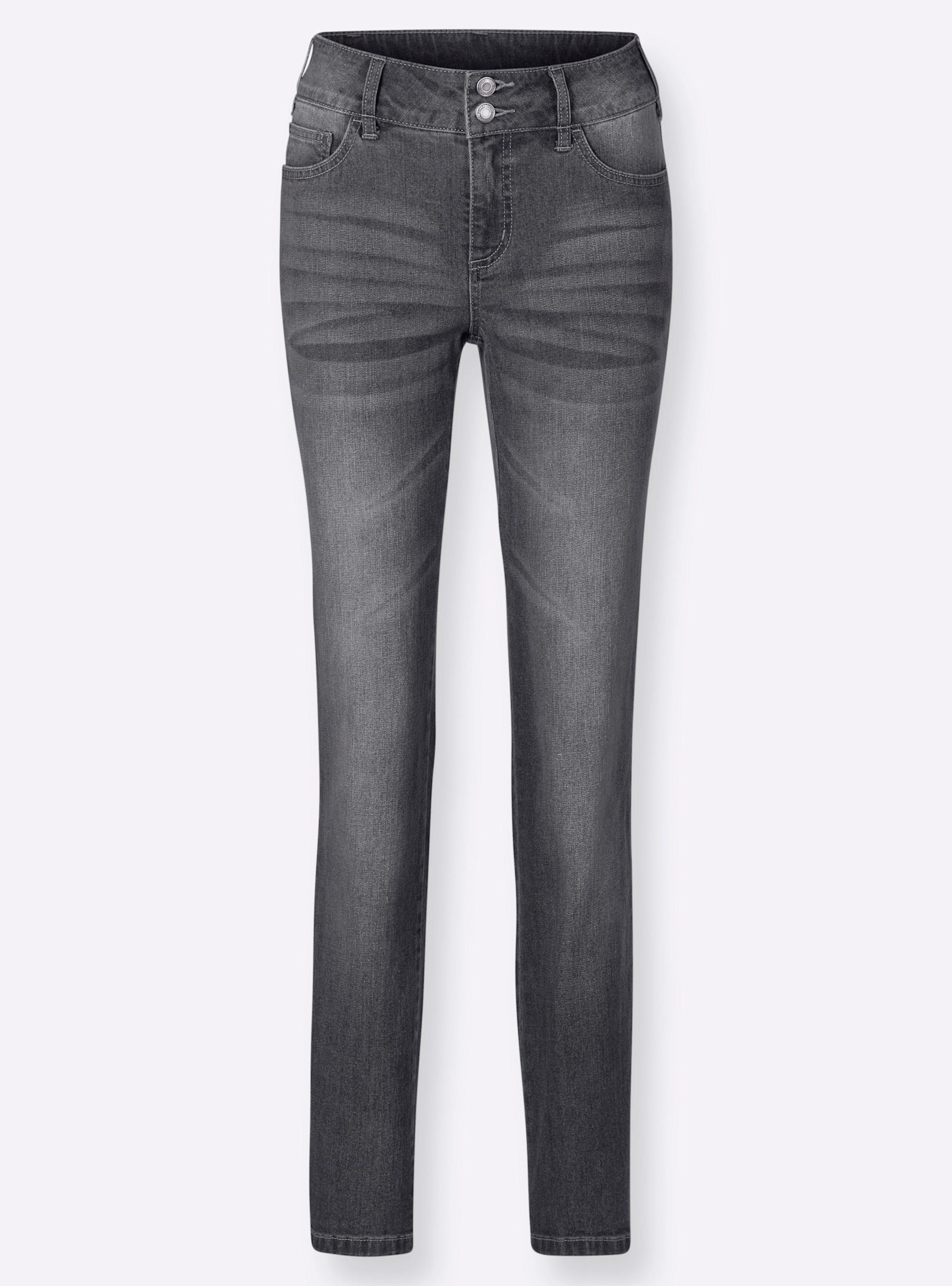 Grey-Denim Jeans - Bild 3