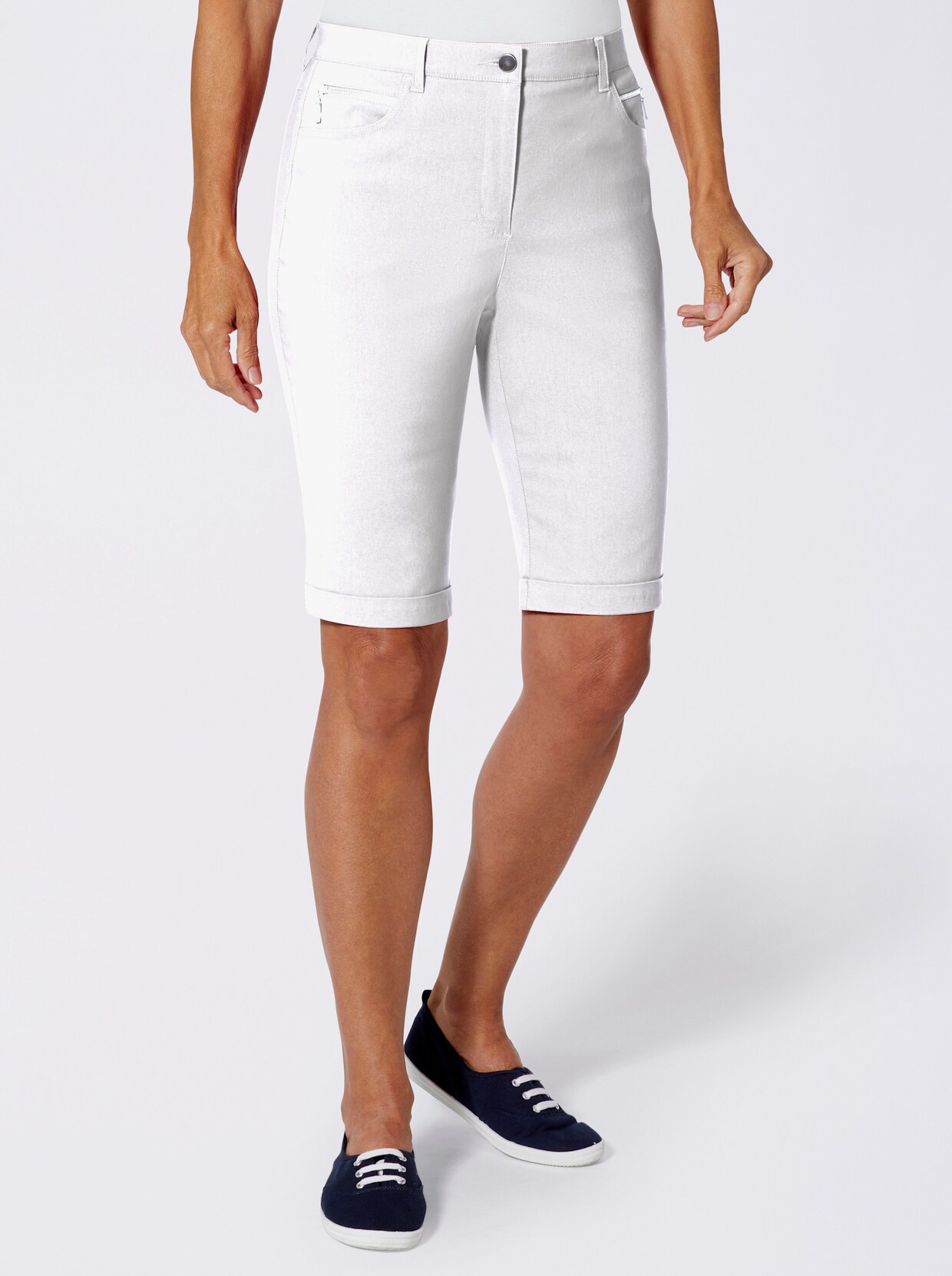 Stehmann Comfort line Bermudas - weiß