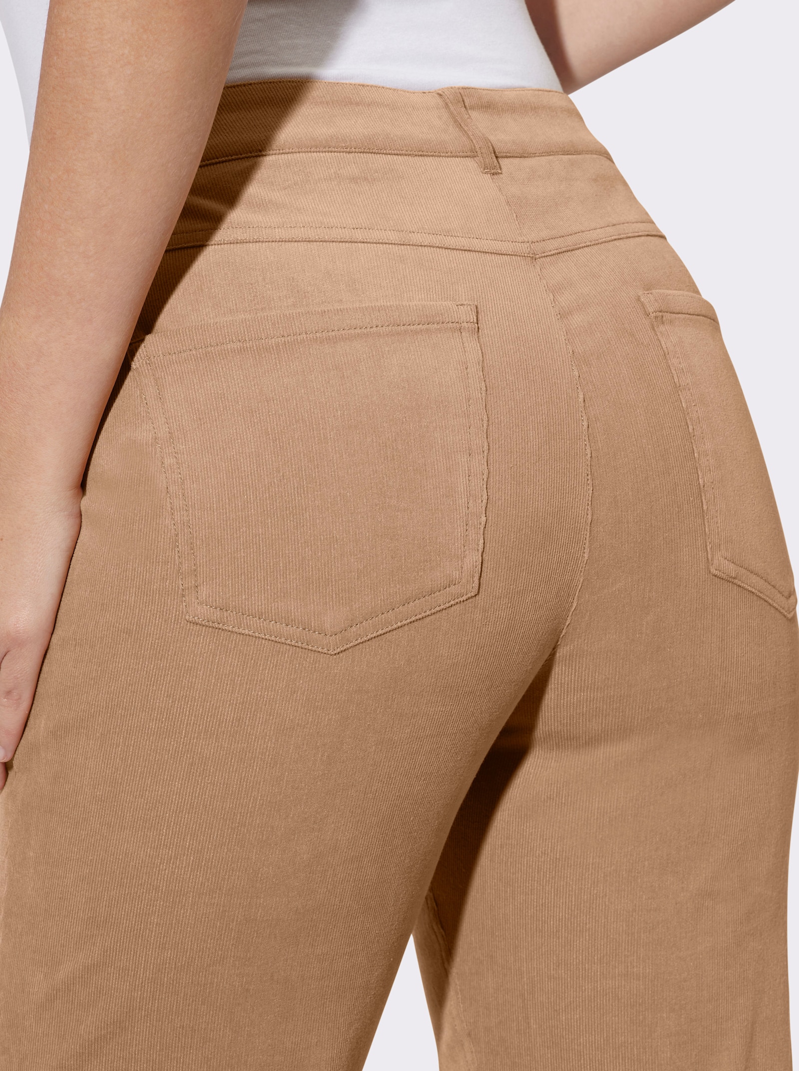 heine Bootcuthose im 5-Pocket Style - camel