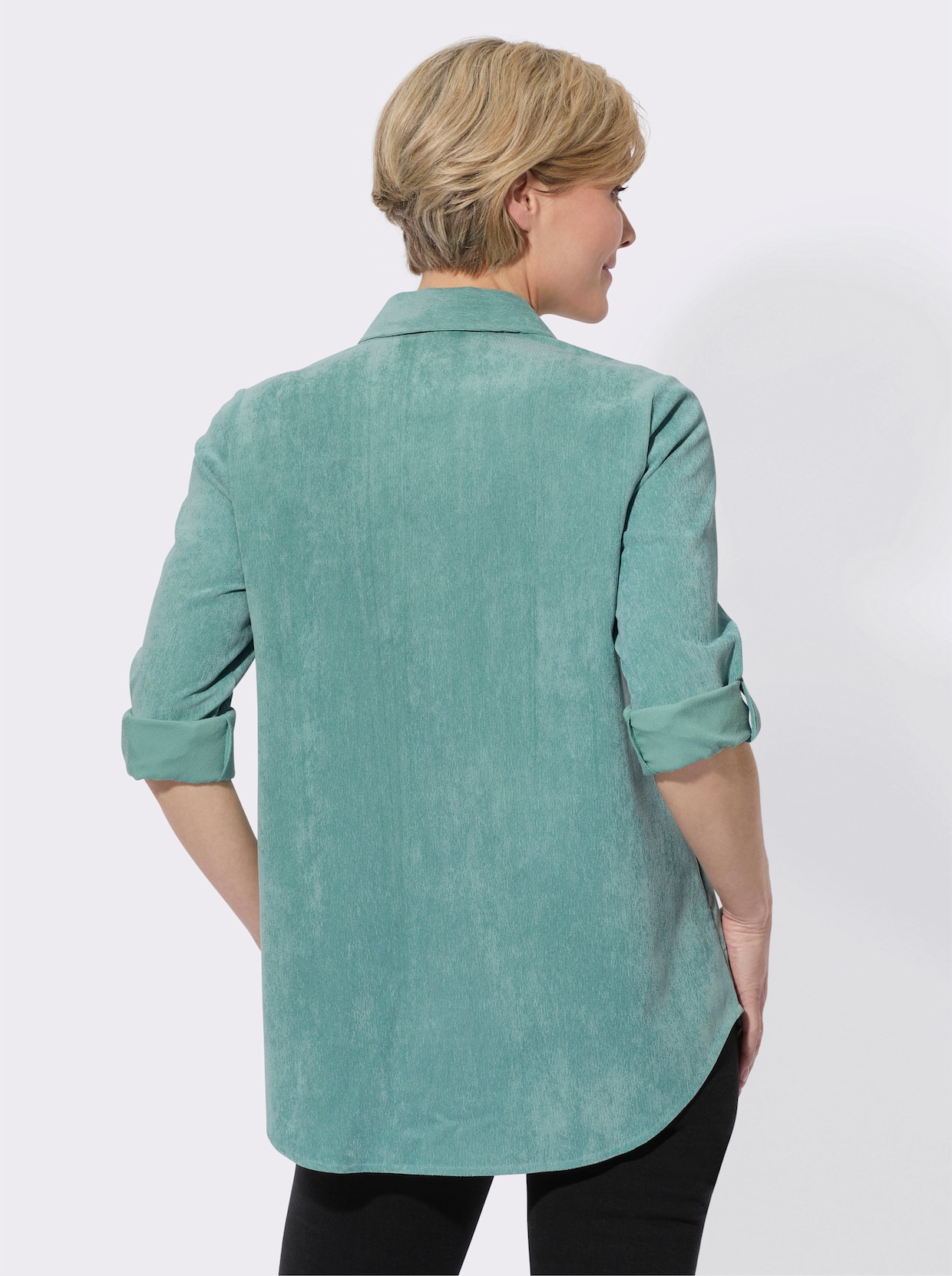 Longline blouse - salie