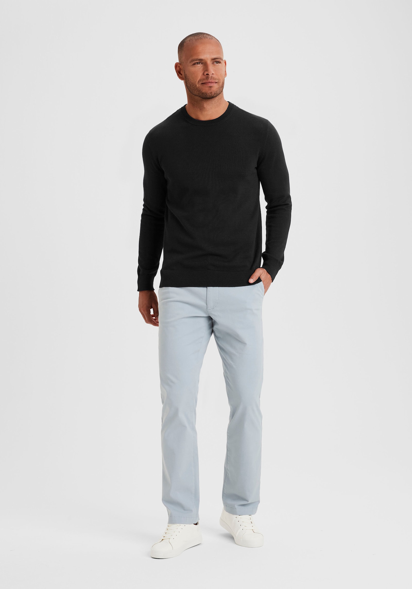 H.I.S Gebreide pullover - zwart