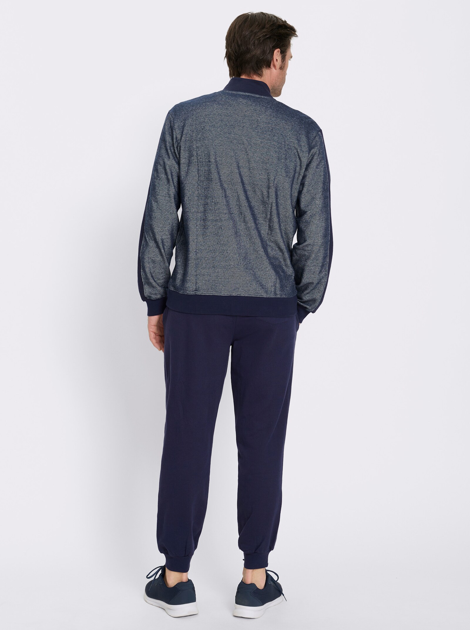 Catamaran Sports Sweatjacke mit Stickerei - marine-meliert