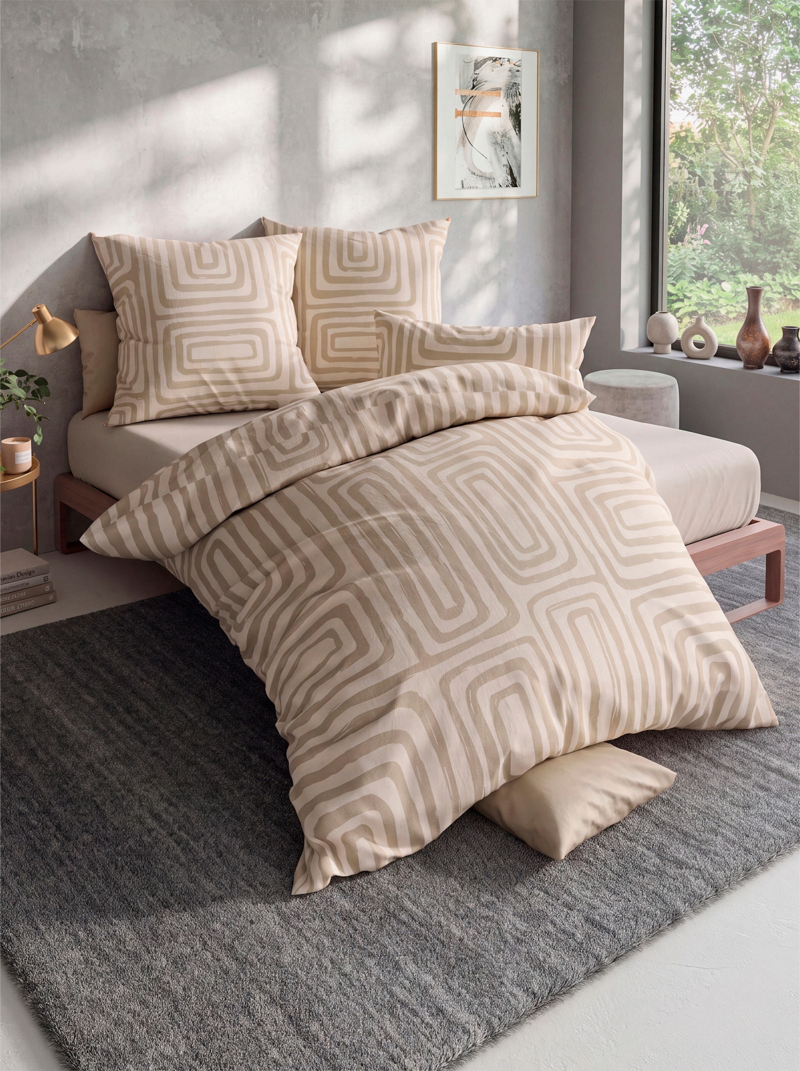 wäschepur Bettwäsche - beige-elfenbein