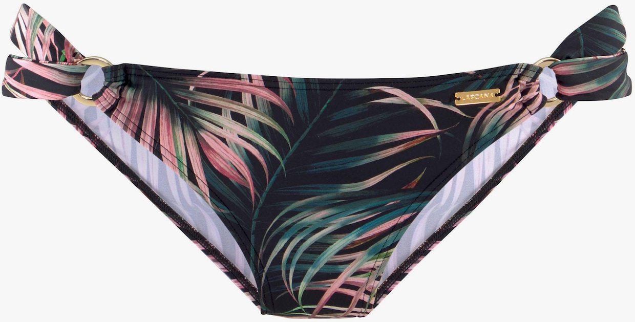 LASCANA Bas de maillot de bain - noir imprimé