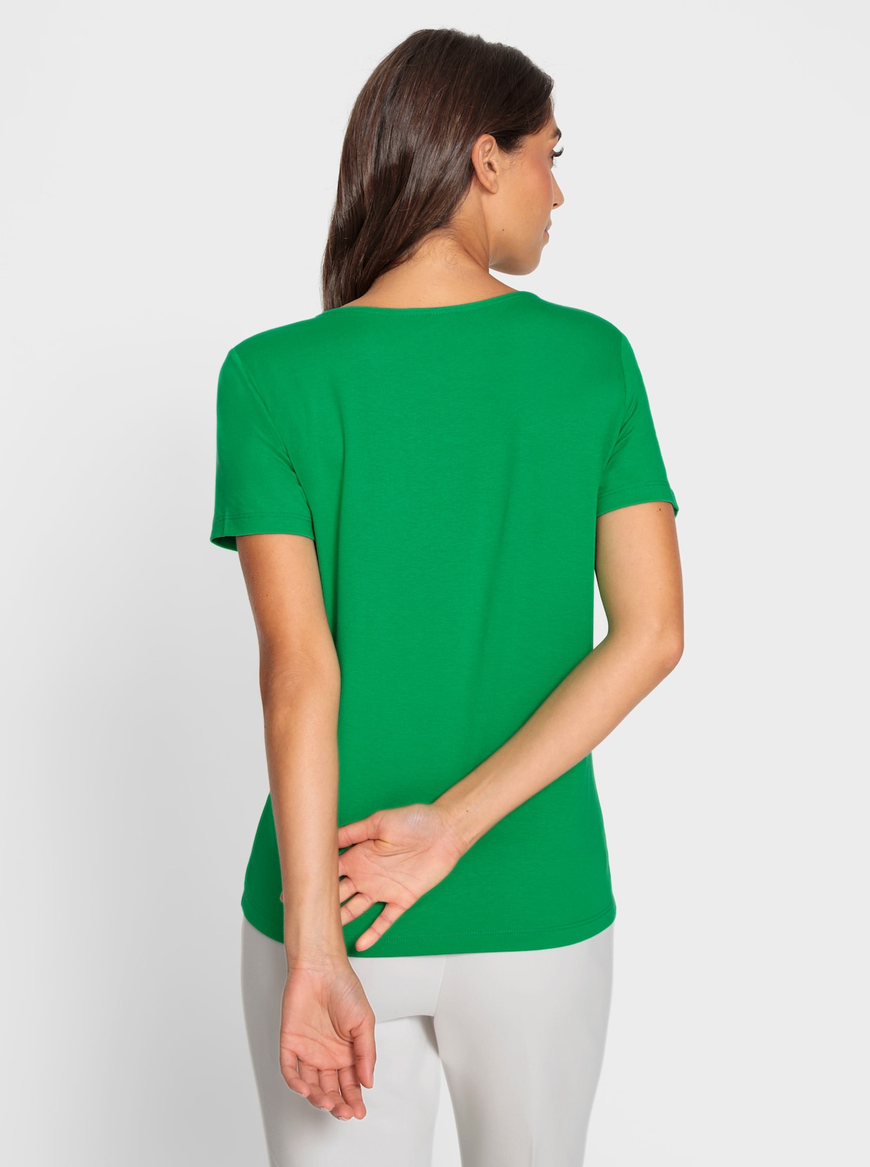 heine Shirt met korte mouwen - grasgroen