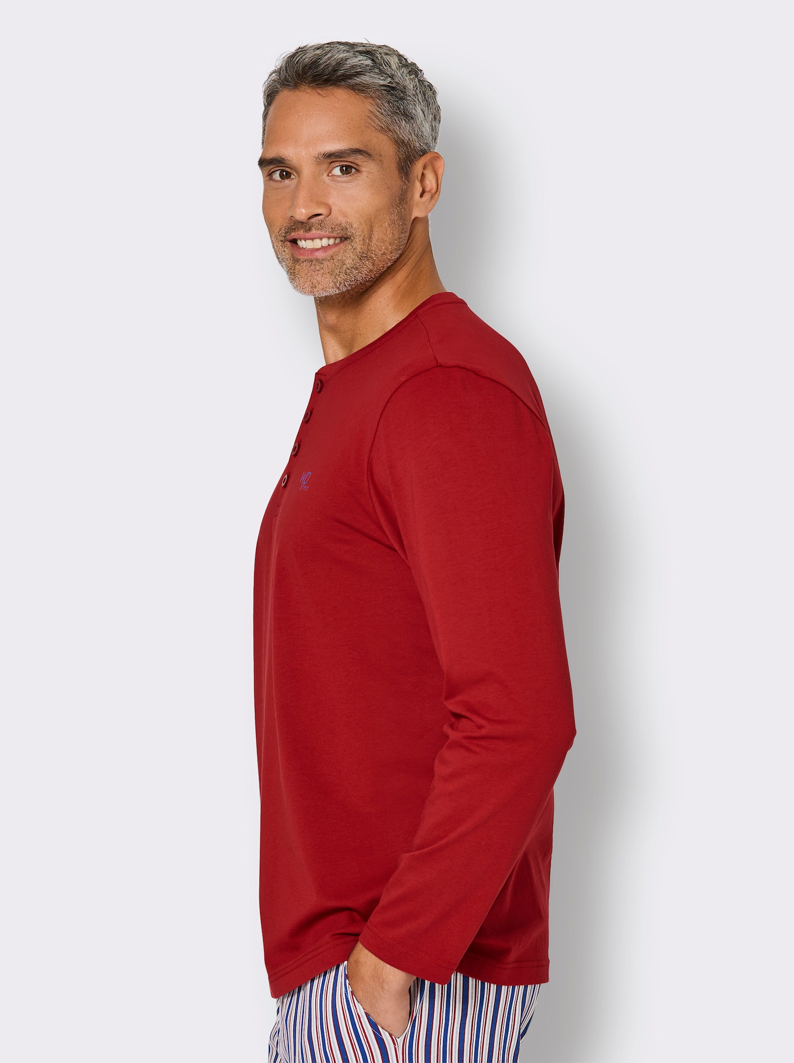 Schlafanzug-Shirt - kirsche