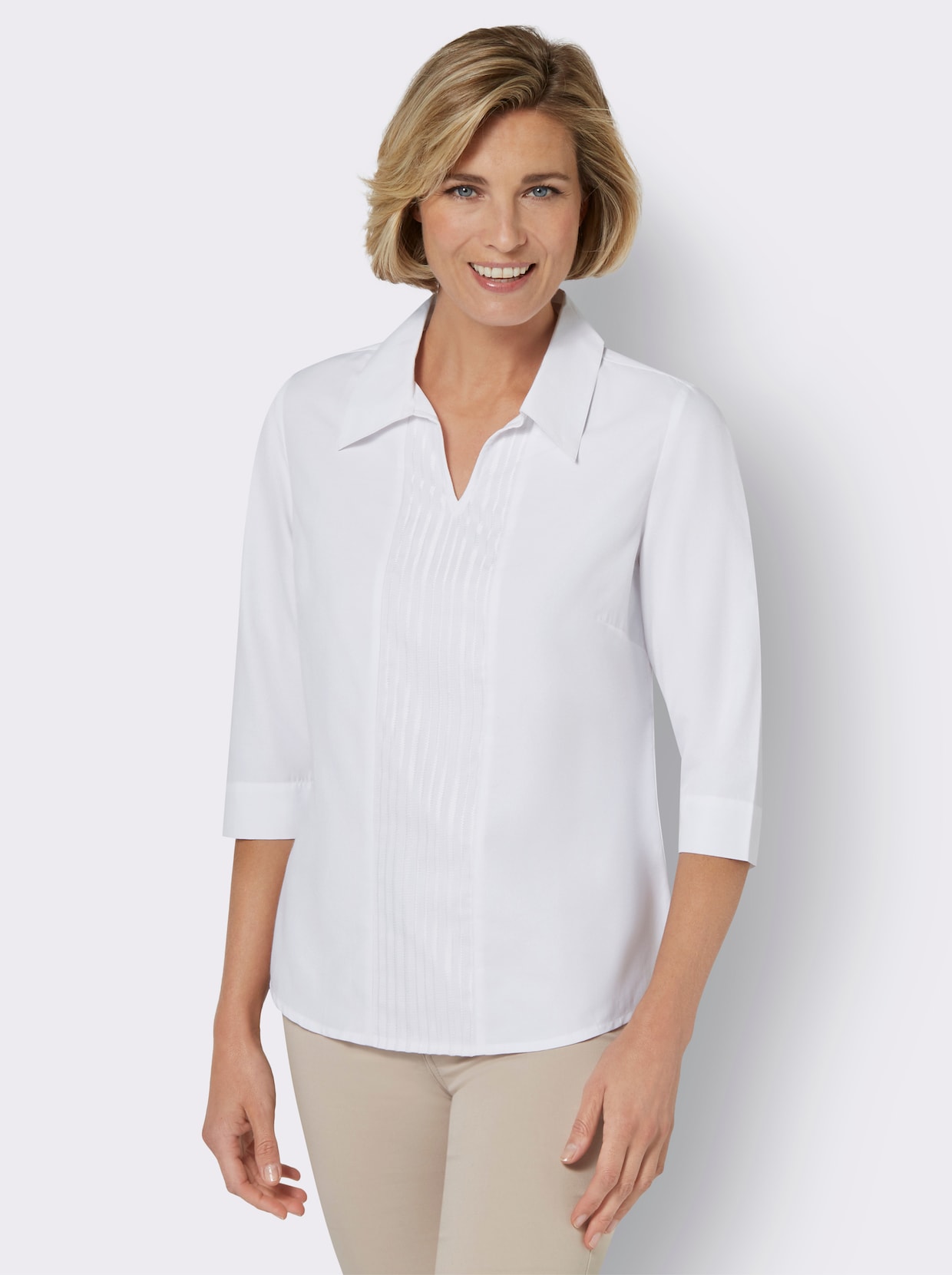 Comfortabele blouse - wit