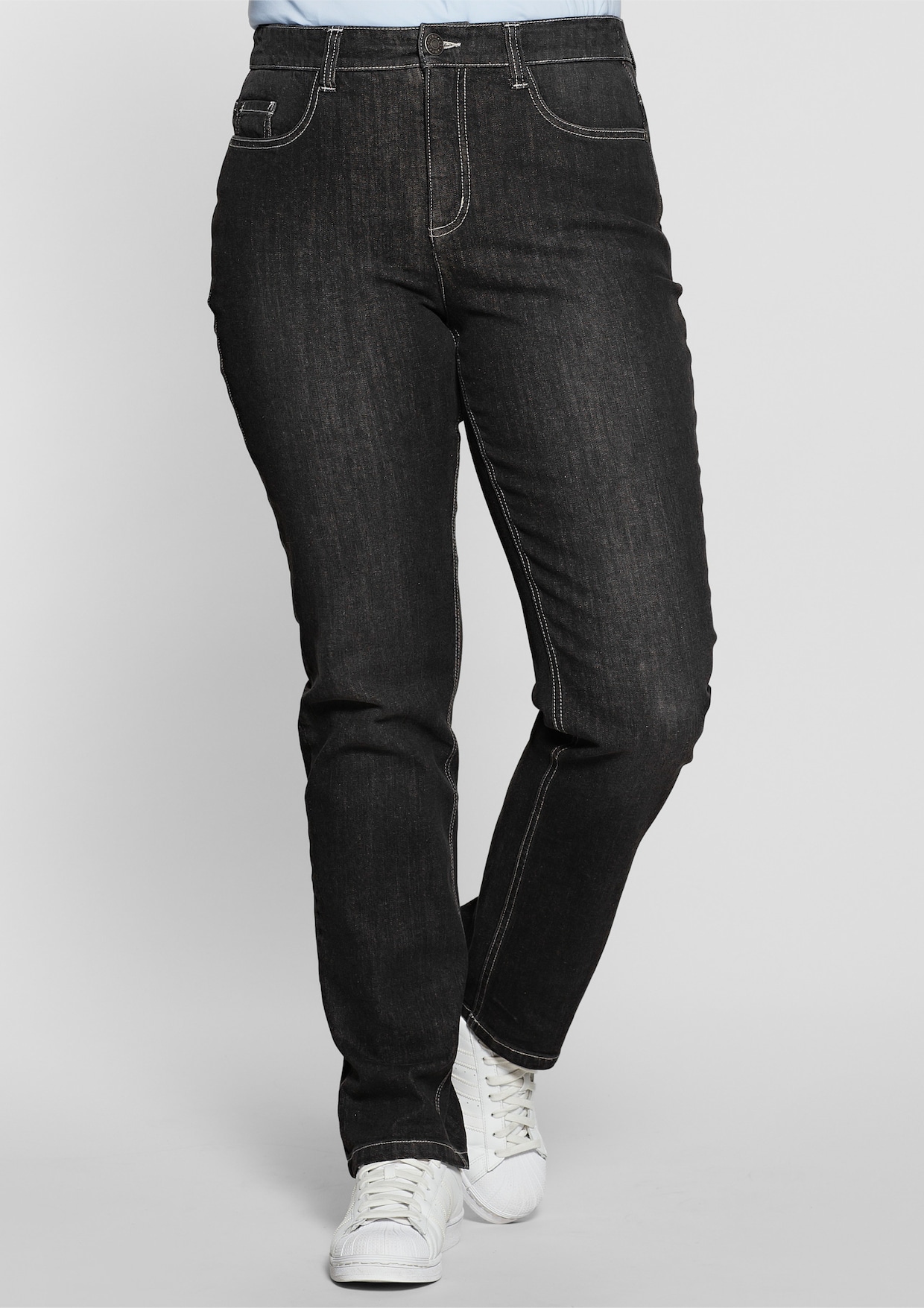 sheego Shaping-Jeans - black denim