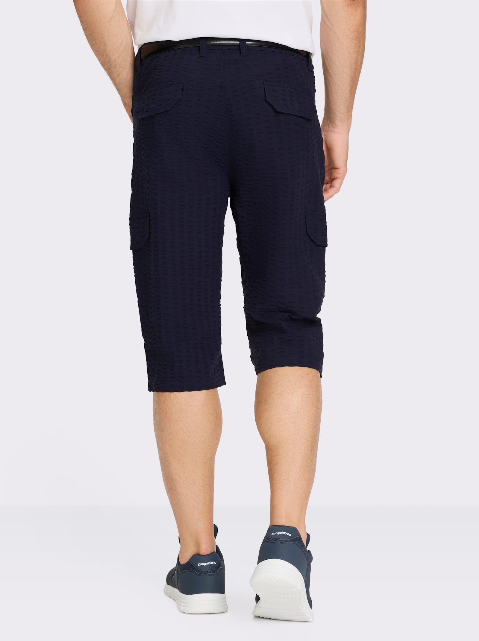 Catamaran Bermudas in Seersucker-Qualität - marine