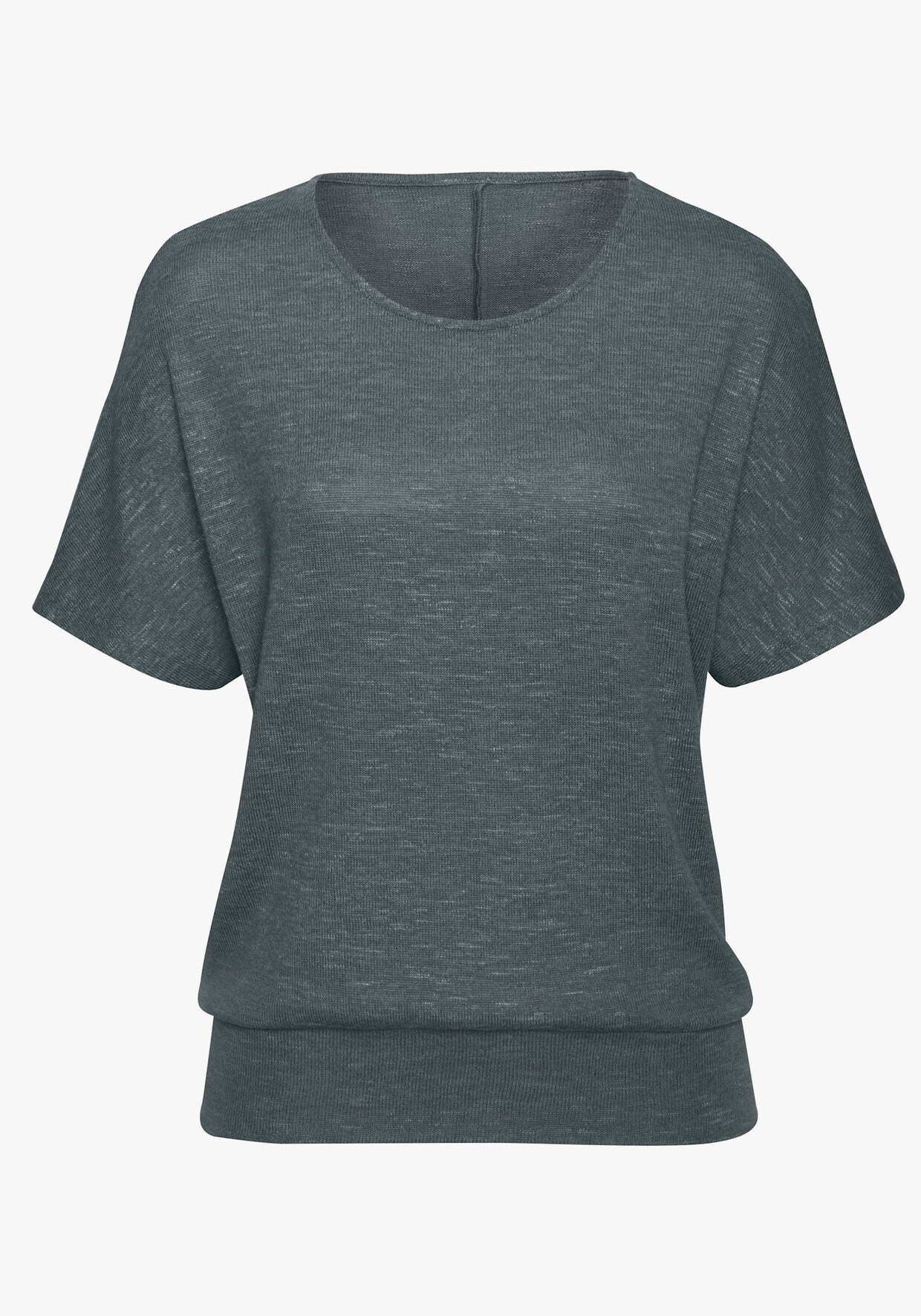 Vivance Shirt met korte mouwen - grijsgroen/zwart