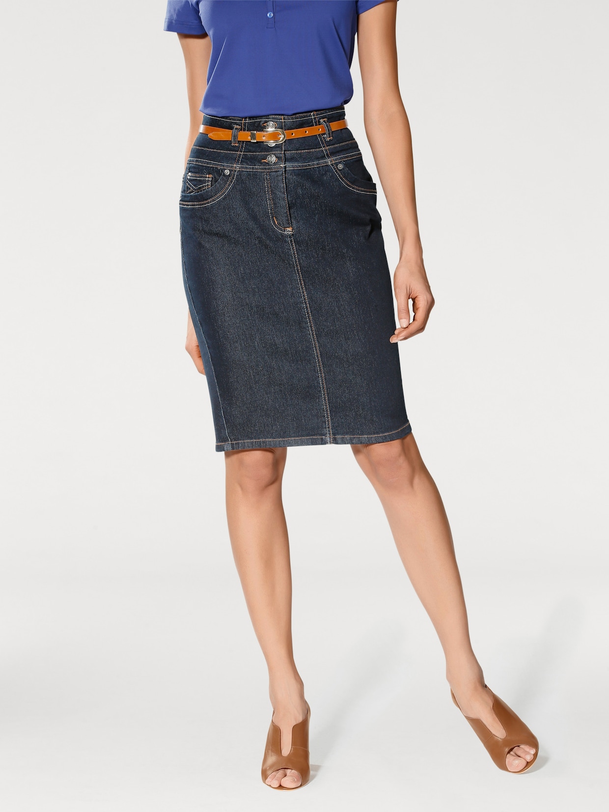 heine Jupe en jean - denim foncé