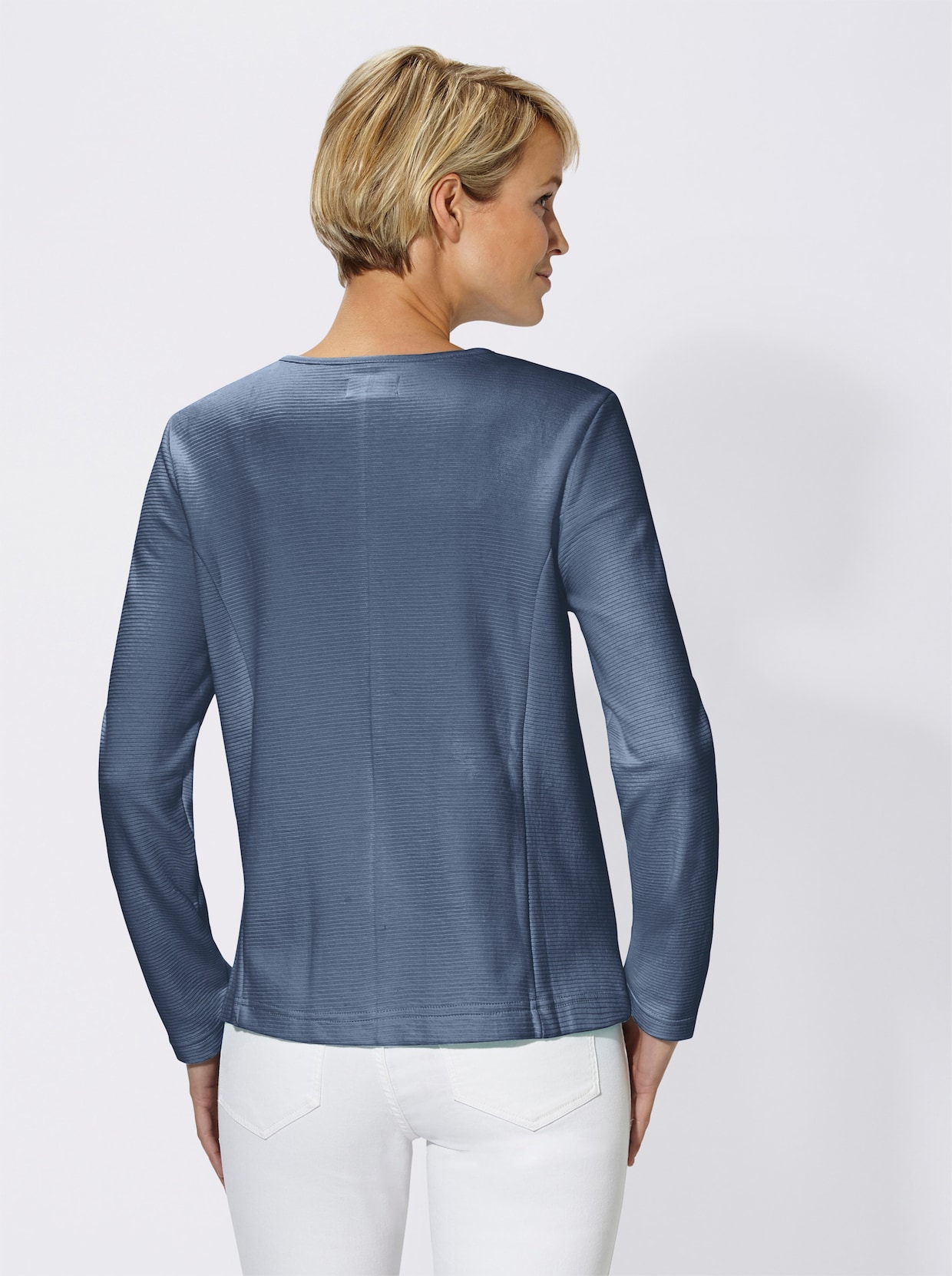 Shirtblazer - jeansblauw
