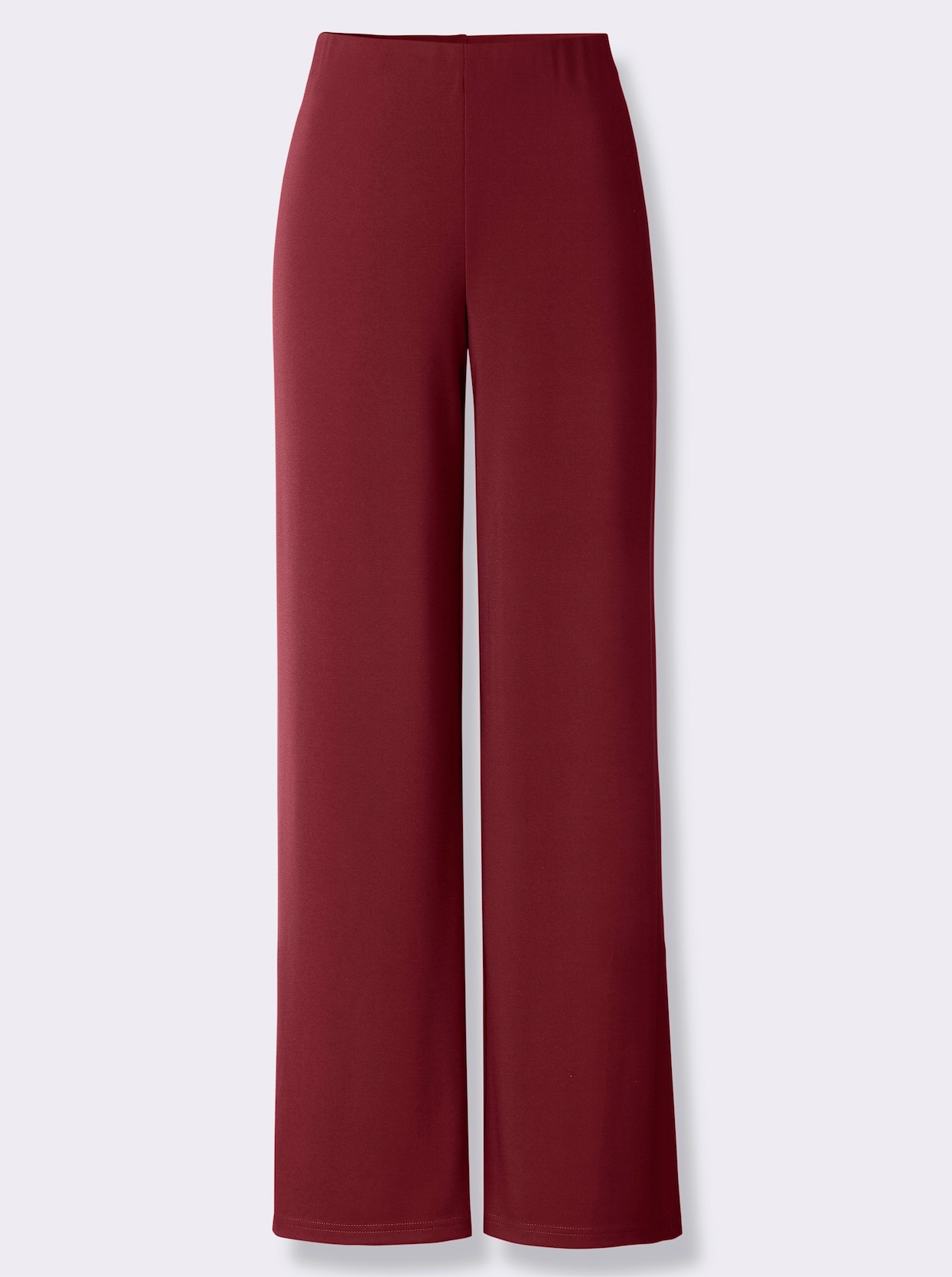 Jersey pantalon - donkerrood