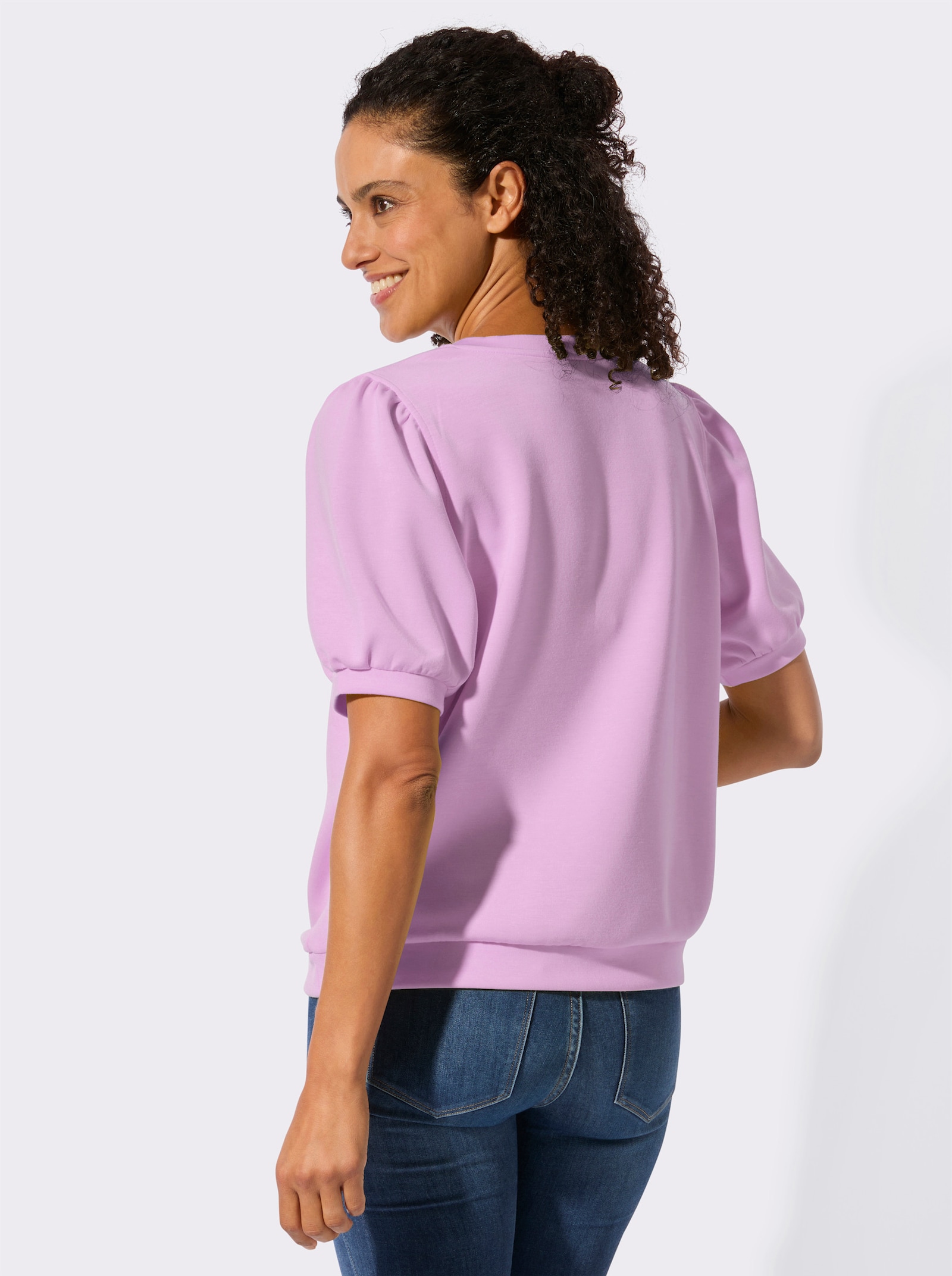 Kurzarmshirt - orchidee