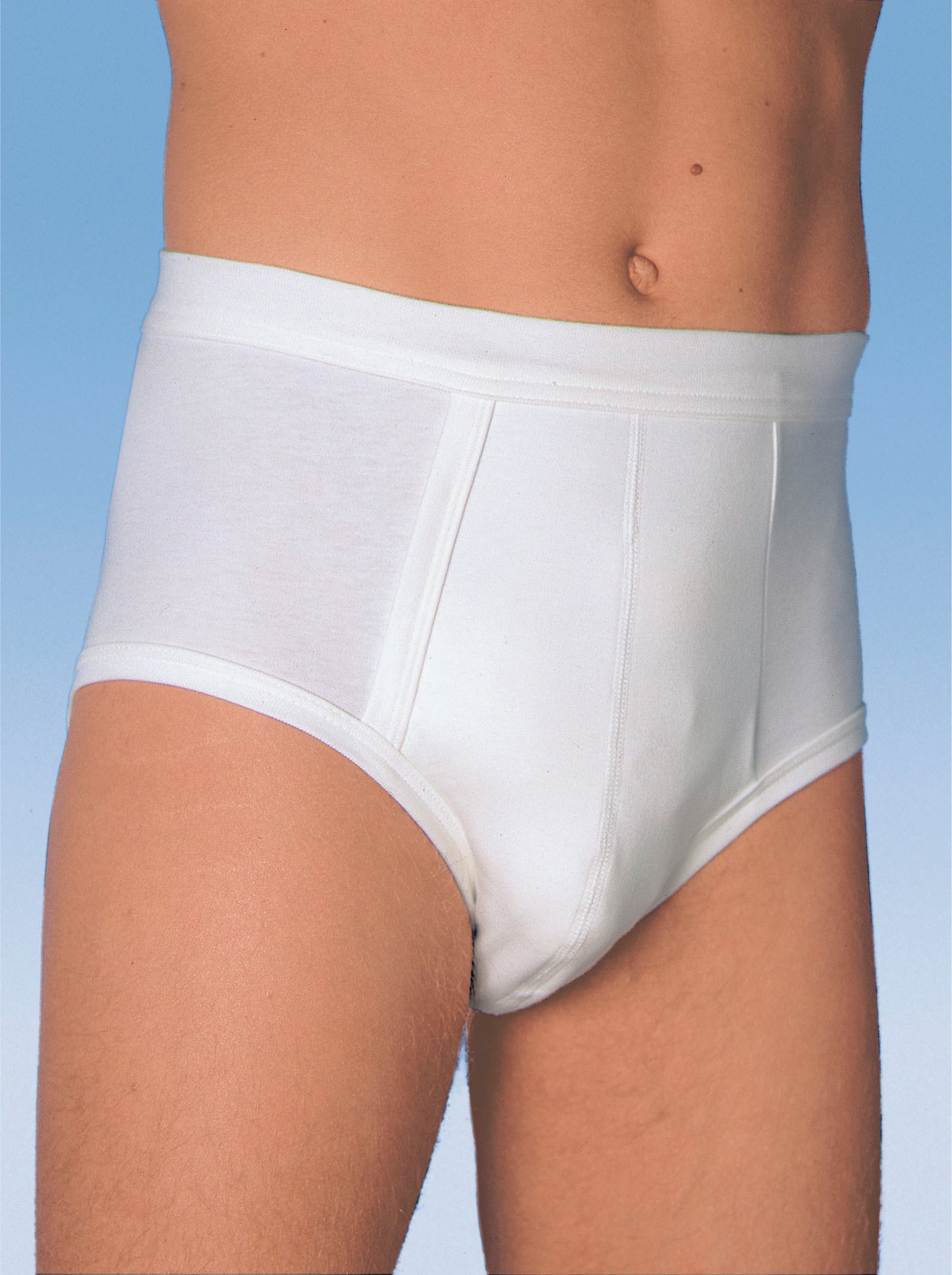 Herren-Inkontinenz-Slip - weiss