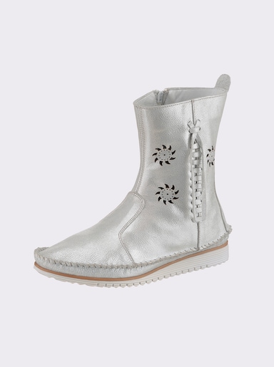 Andrea Conti Stiefelette - silberfarben