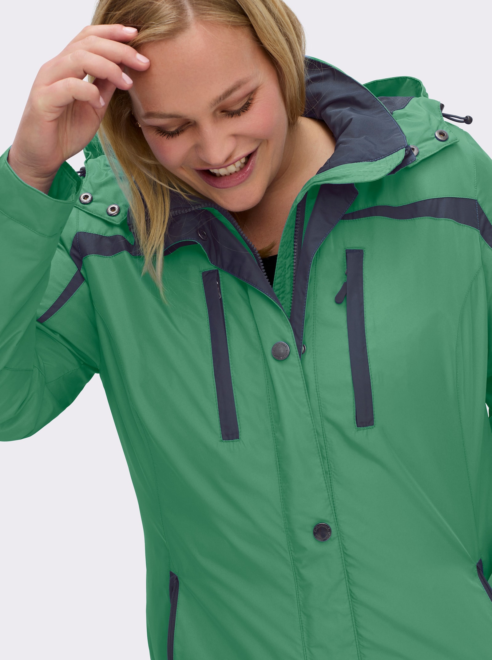 Funktionsjacke wind- und wasserabweisend - grün