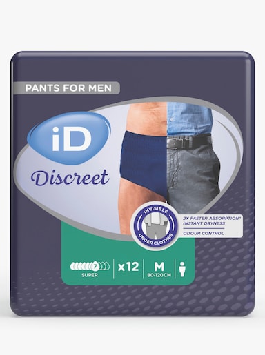 Inkontinenzslip als Einweg-Slip für Herren - dunkelblau