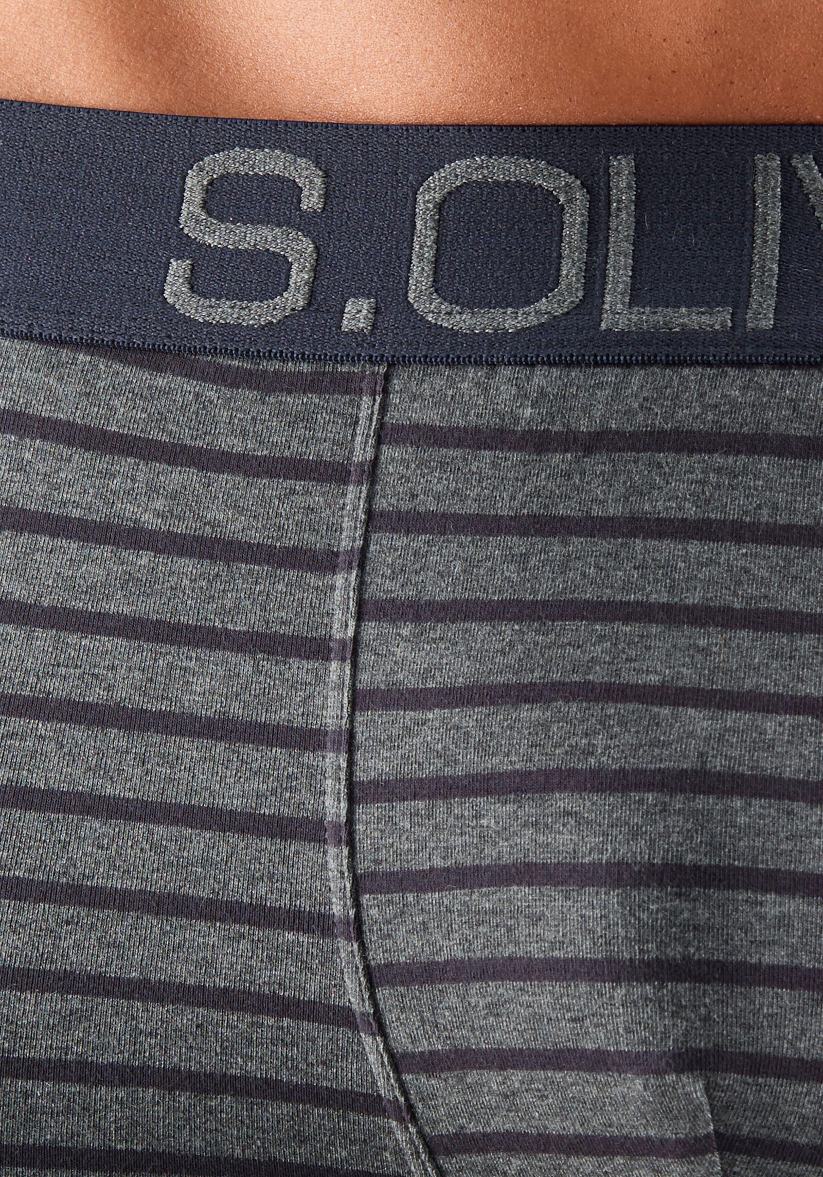 s.Oliver Boxer - grijs/antraciet gestreept / grijs/bordeaux gestreept / grijs/blauw gestreept / grijs/kaki gestreept