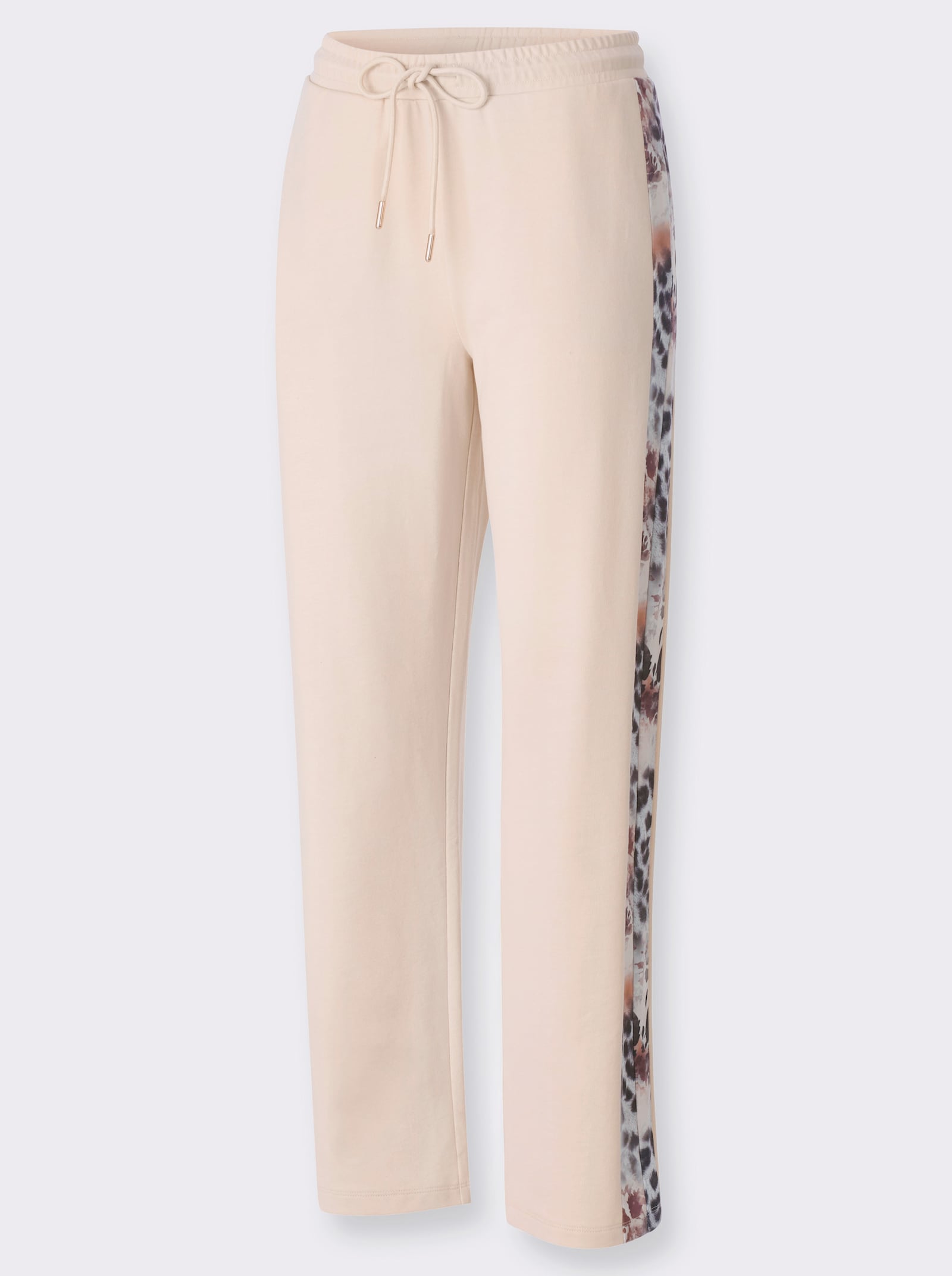 heine Sweatbroek met dierendetails - zand