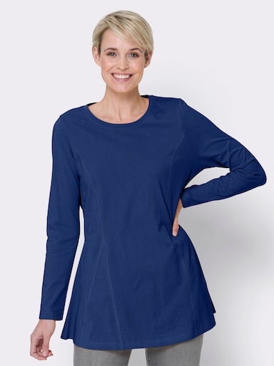 Longshirt - royalblau