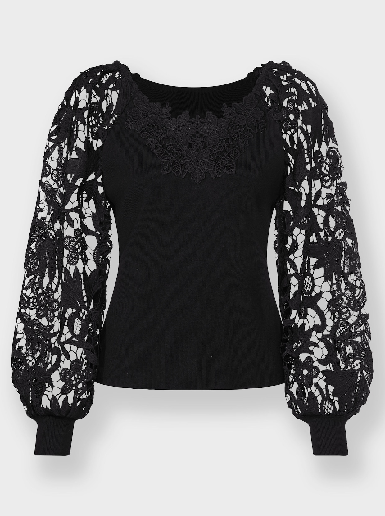 heine Pullover met lange mouwen - zwart
