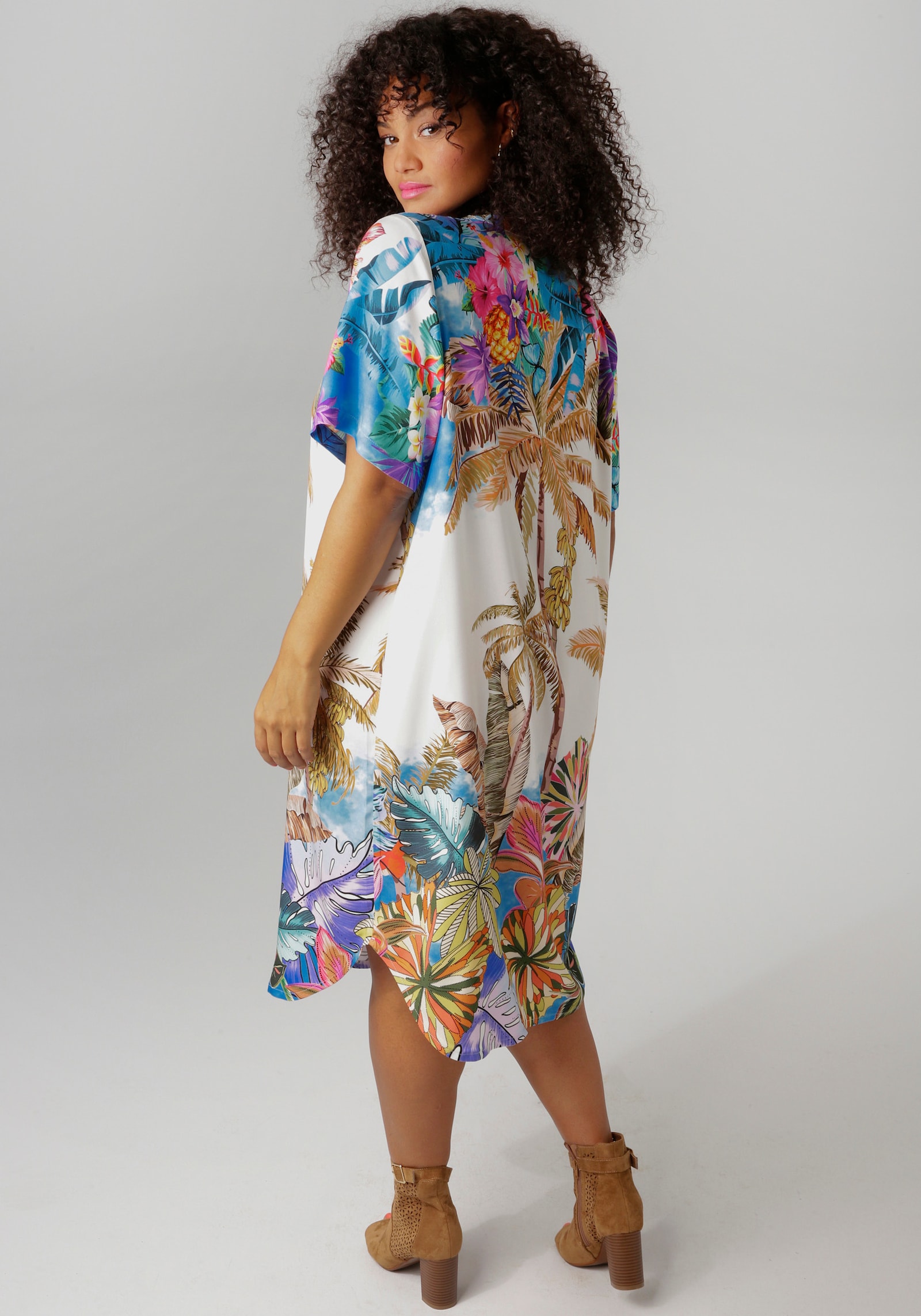 Aniston PLUS Blusenkleid - bunt