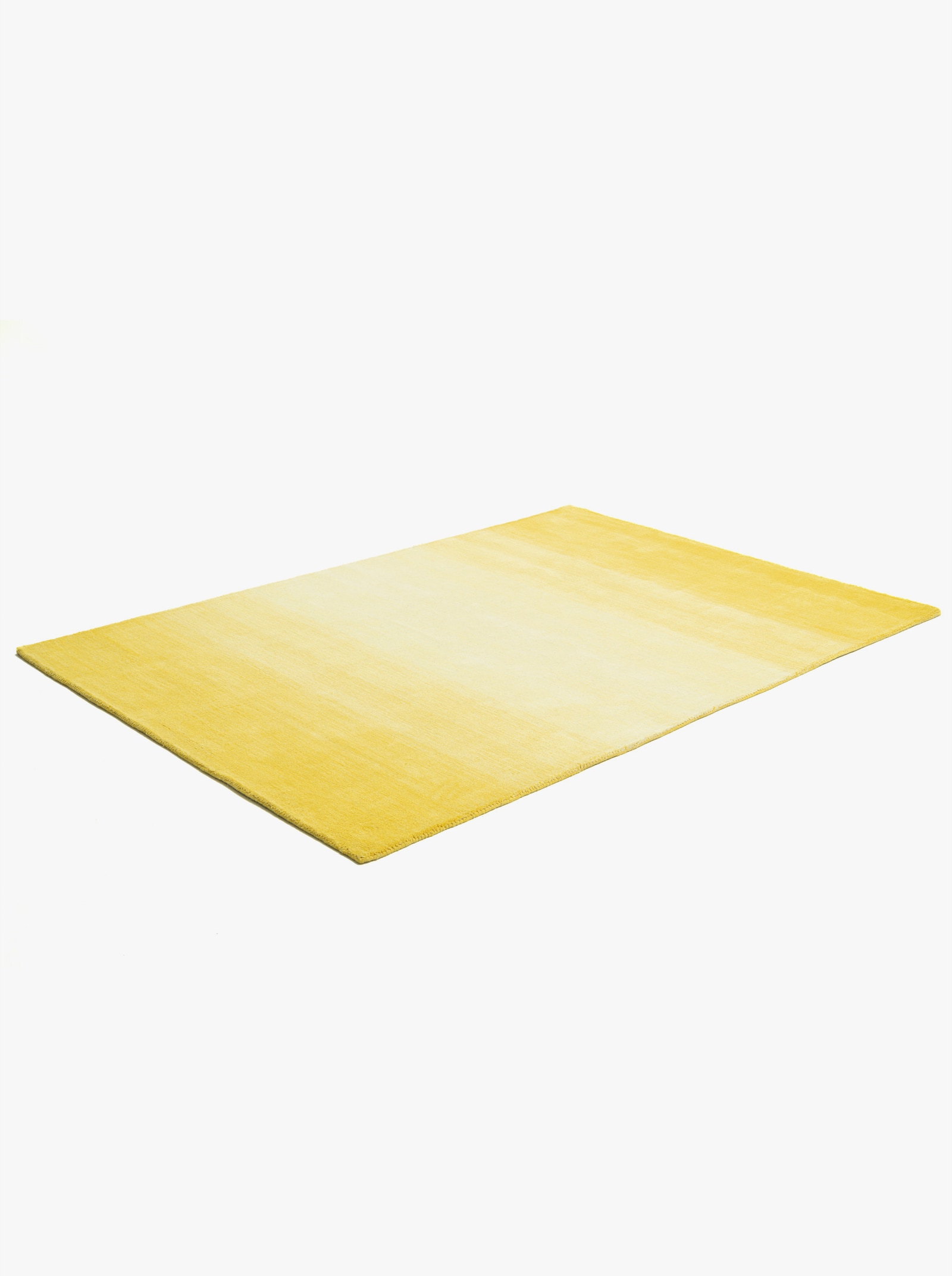 Theko Handwebteppich - gelb