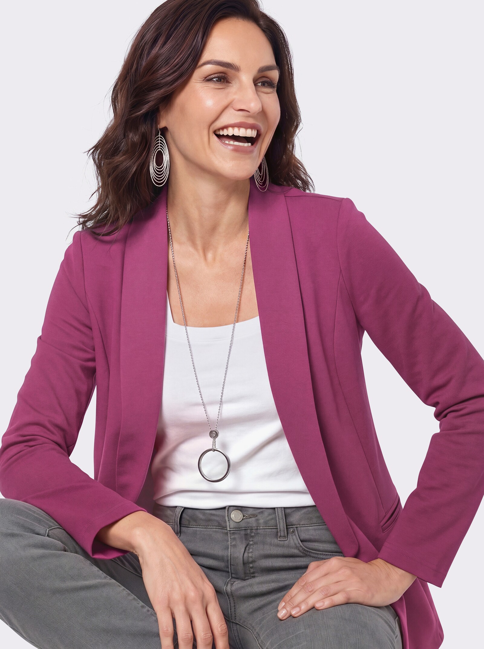 Jerseyblazer in Interlock-Qualität - erika