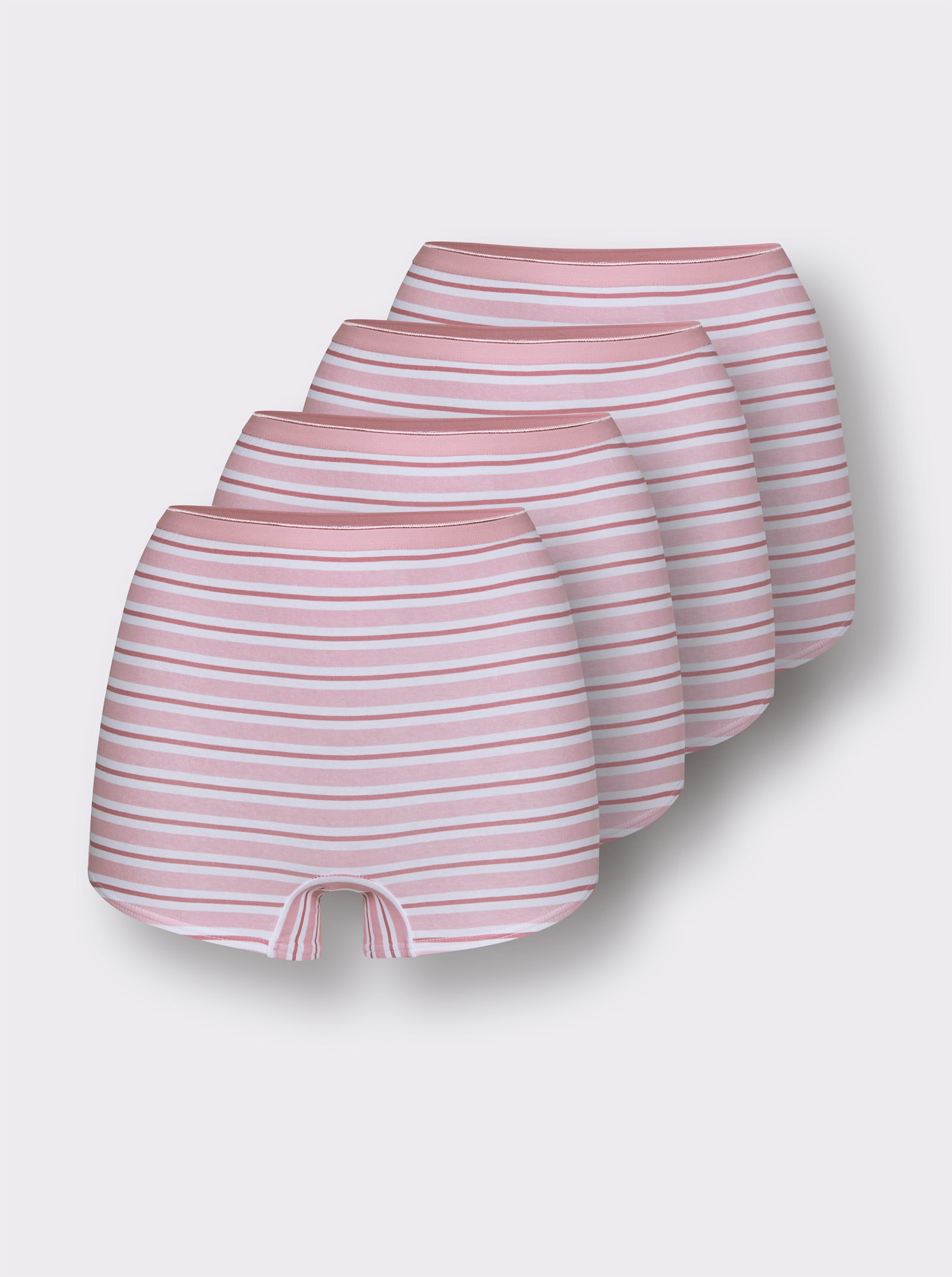 wäschepur Panty mit Softbund - rosé-gestreift