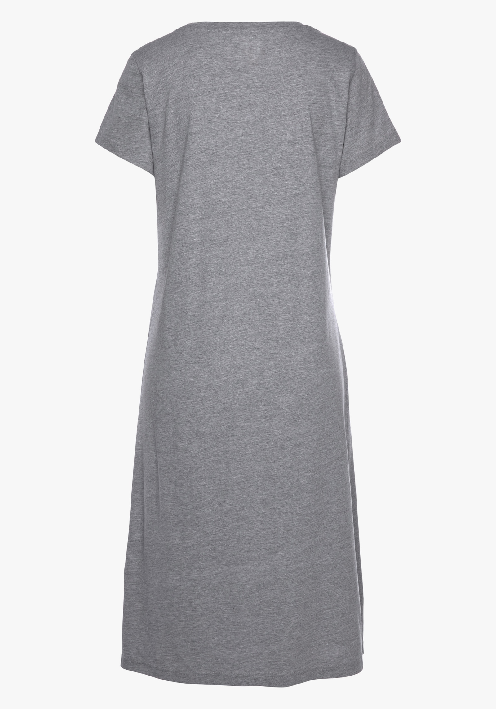 Vivance Dreams Chemise de nuit - gris clair-blanc