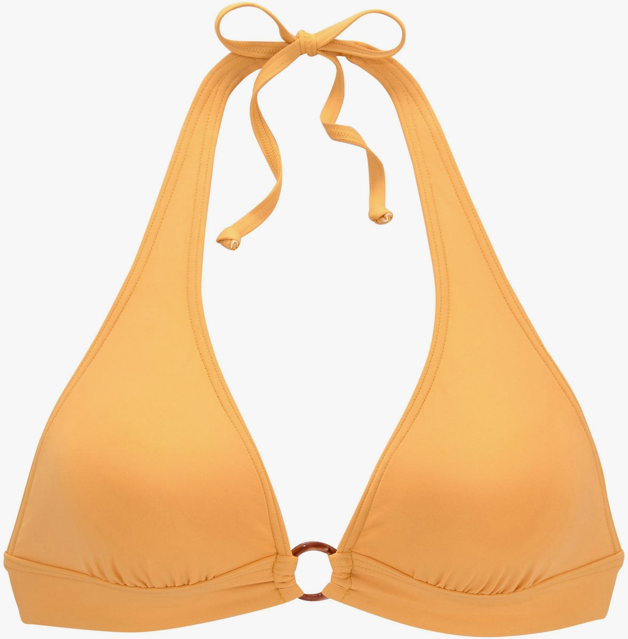 s.Oliver Haut de bikini triangle - jaune