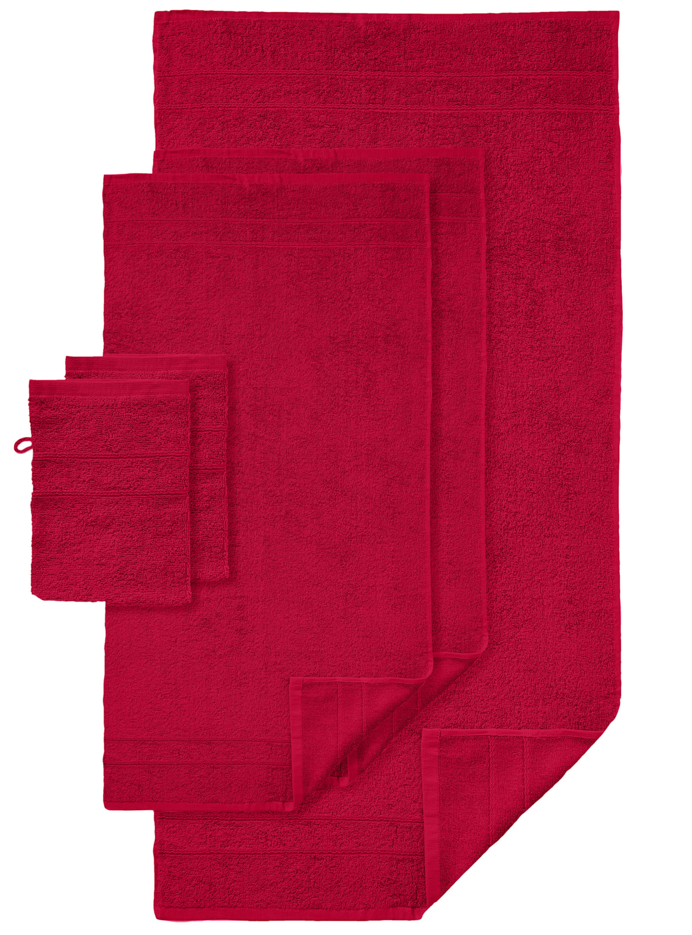 Set PU günstig Kaufen-5-tlg. Frottier-Sparset in rot von wäschepur. 5-tlg. Frottier-Sparset in rot von wäschepur <![CDATA[Flauschiges und sehr hochwertiges Handtuch-Programm in vielen Farben. Auch als praktische, preiswerte Sparsets erhältlich!]]>. 